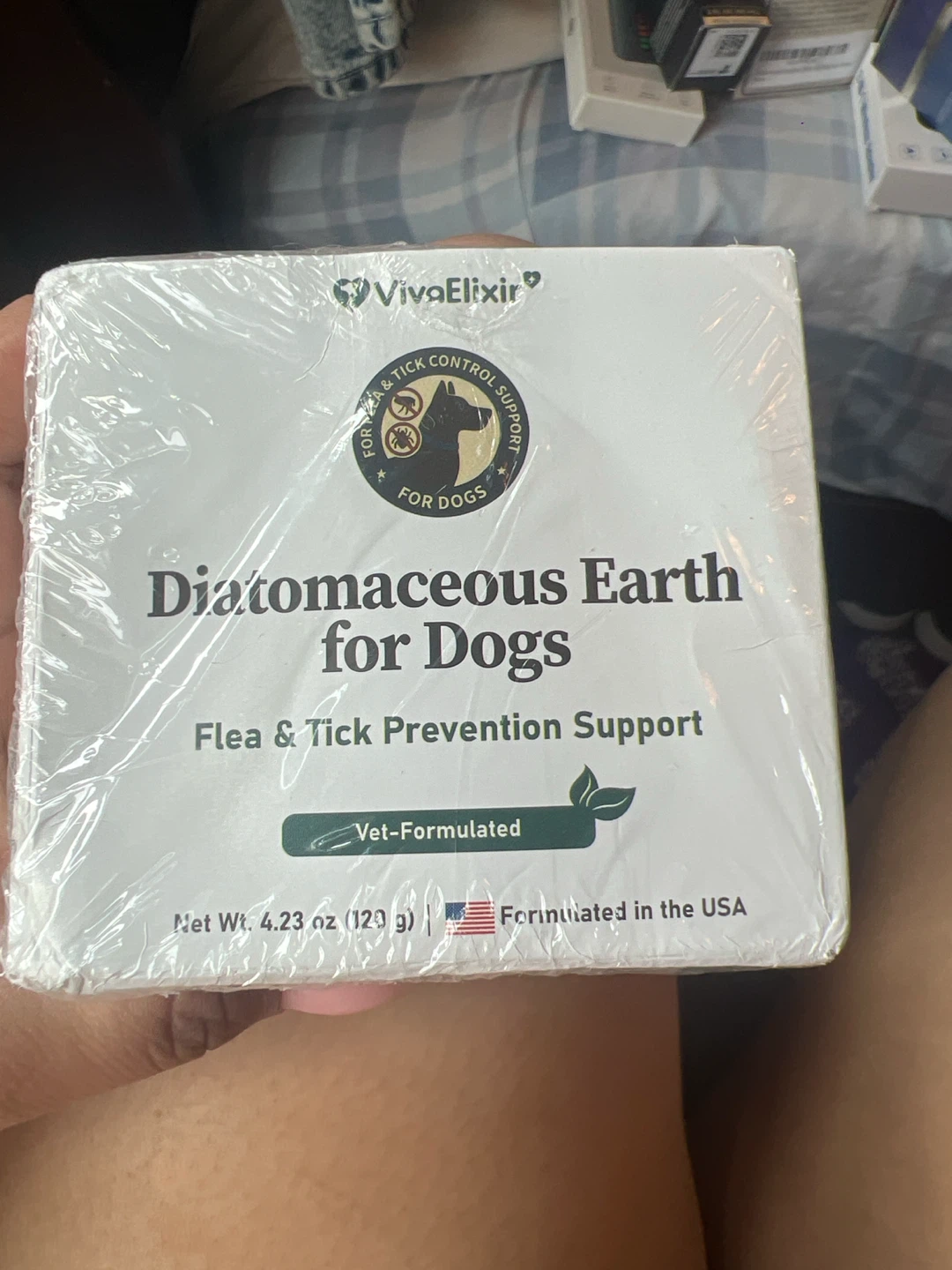 Viva Elixir Diatomaceous Earth for Dogs 4.23 oz