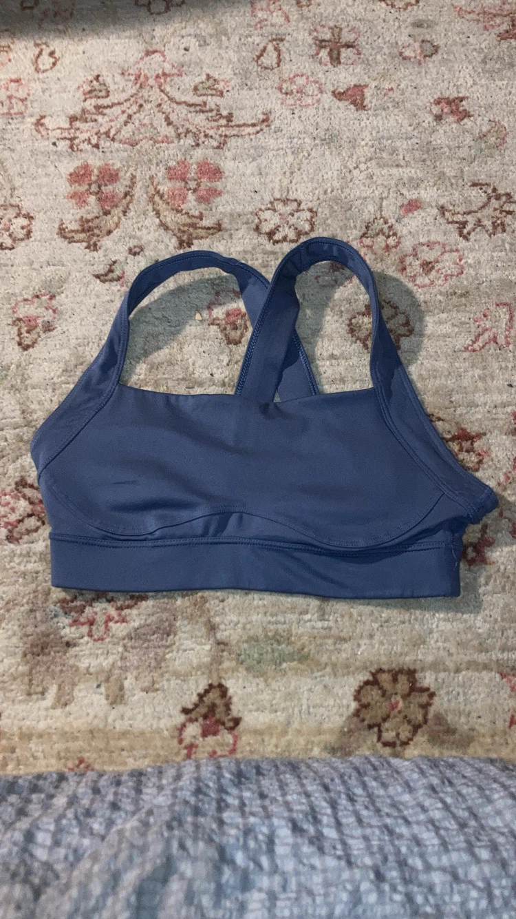 Blue Sports Bra
