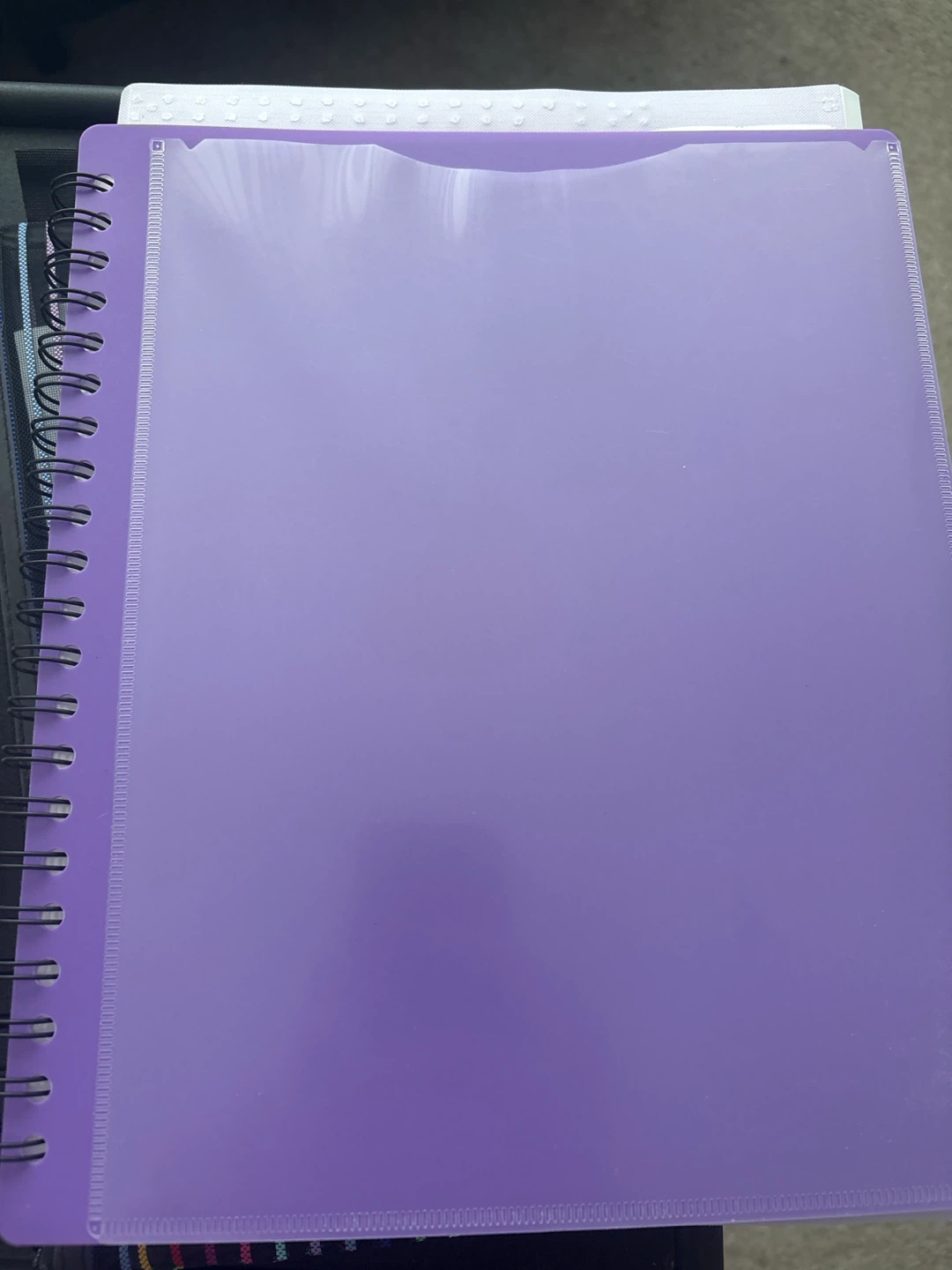 Some Stationary stuff. Plastic Binder with Page Protectors - photo 3