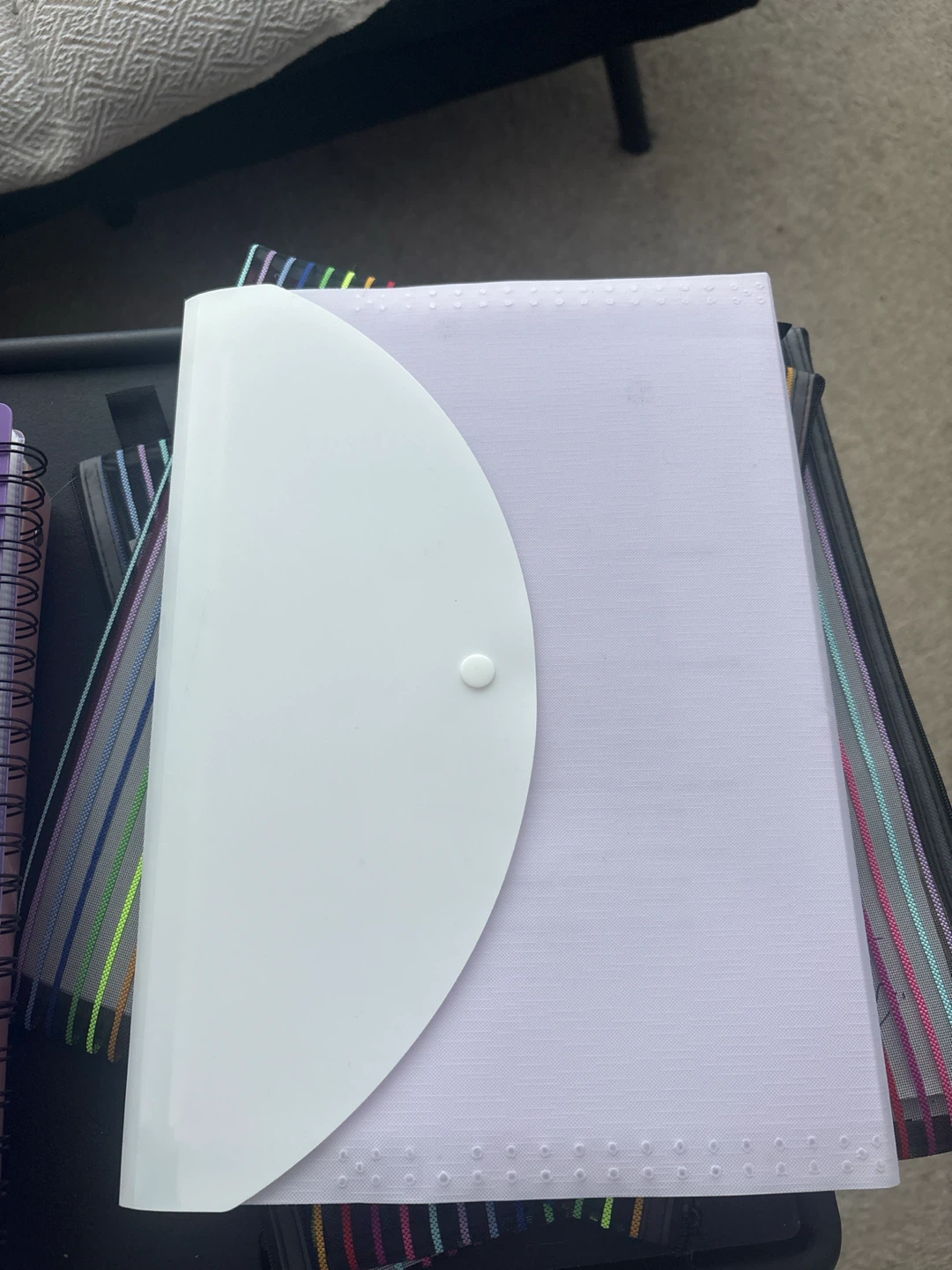 Some Stationary stuff. Plastic Binder with Page Protectors - photo 5