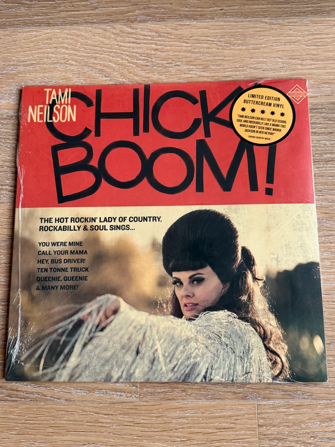 Tami Neilson Chick Boom! Buttercream Vinyl Record
