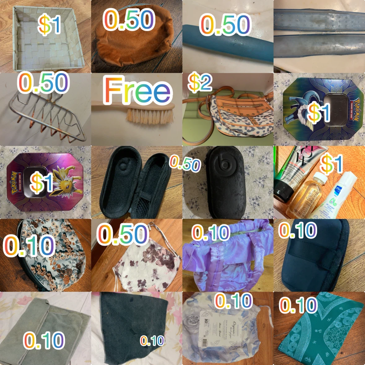 All for $2 ———Assorted Small Accessories and Items