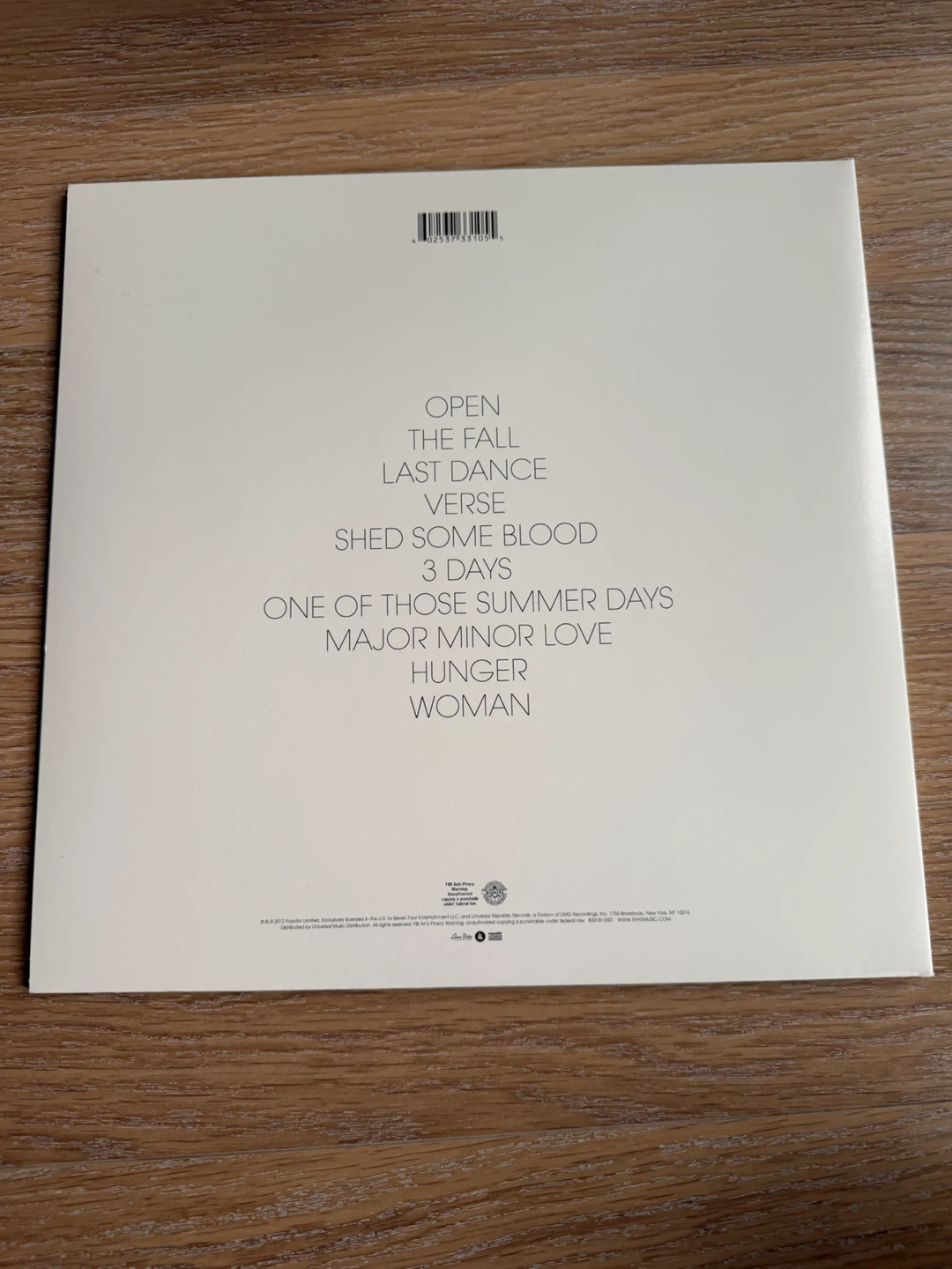 Rhye "Woman" Vinyl Record - photo 2