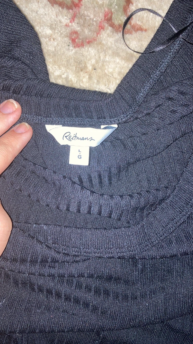 Reitmans Black Long-Sleeve Top - photo 2