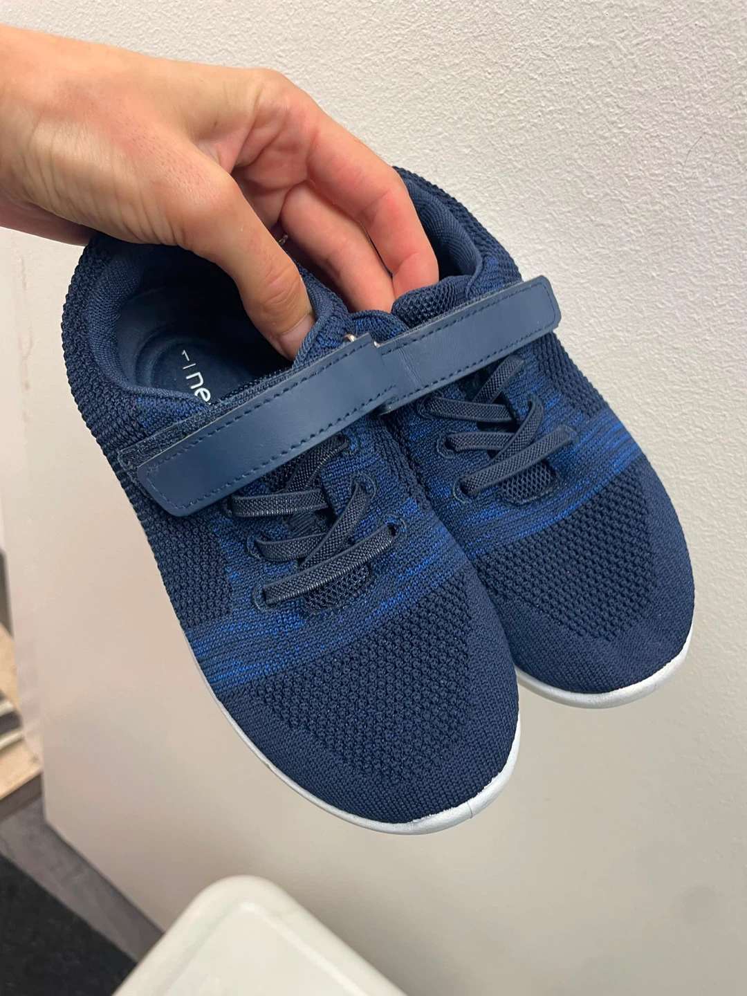 Little Kiki Navy Blue Sneakers Size 1