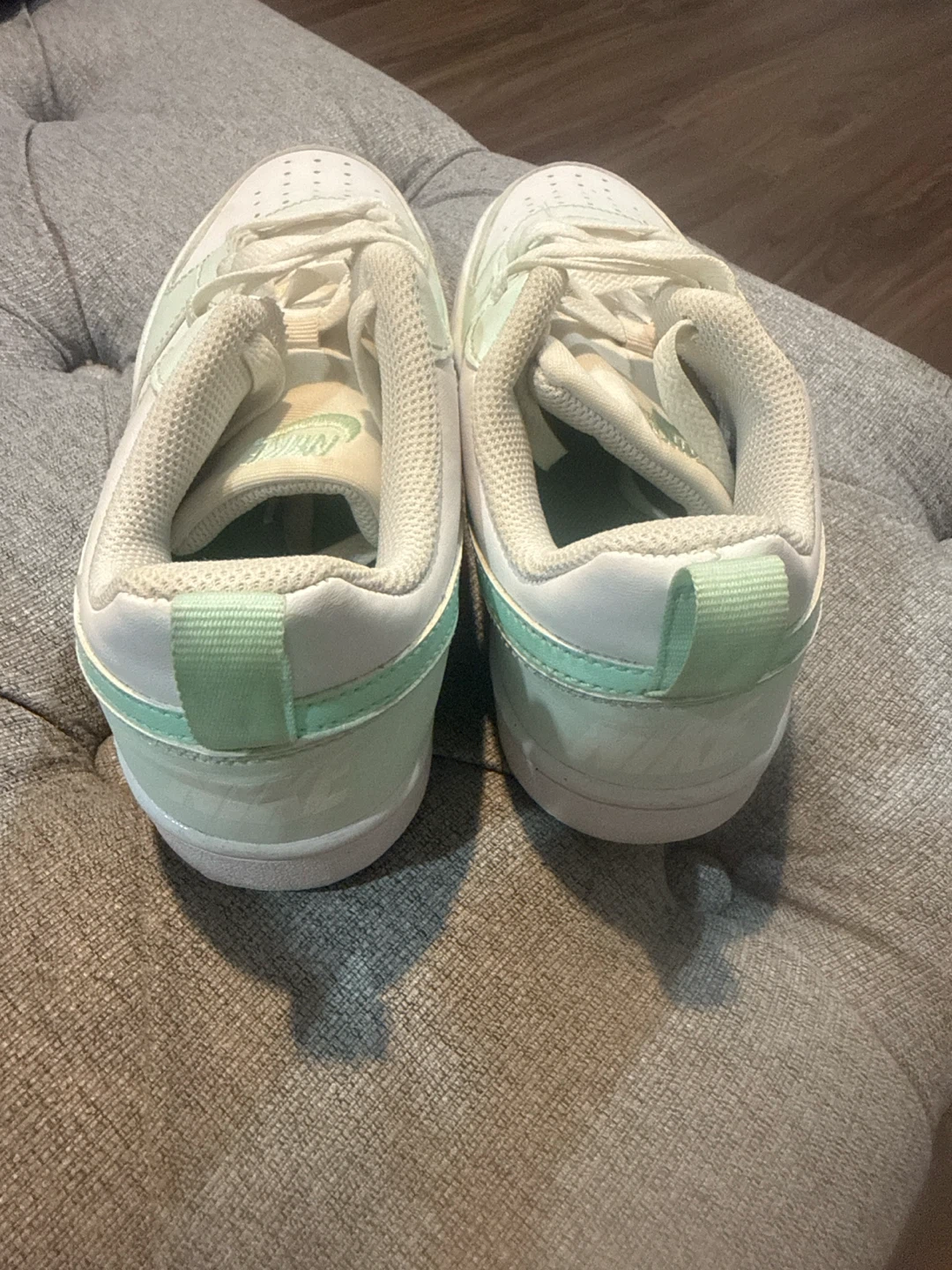 Nike White and Mint Green Shoes - photo 4