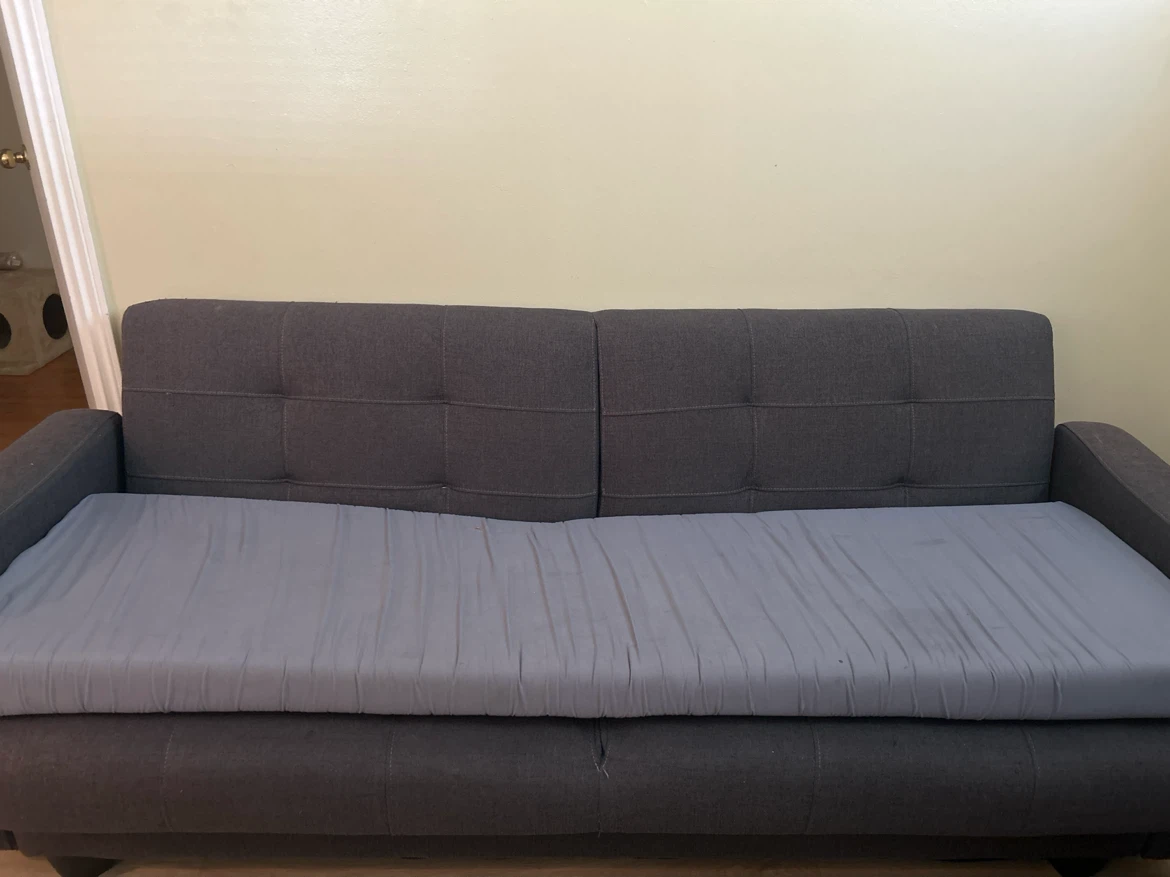 Grey Sofa/bed with Storage - photo 3