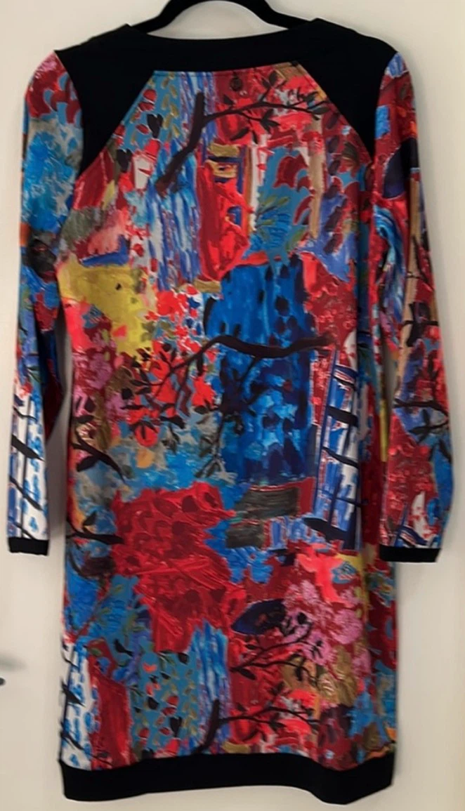 Maloka Colourful Abstract Print Dress - photo 2