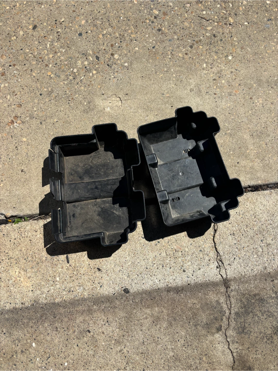 Black Plastic Battery covers