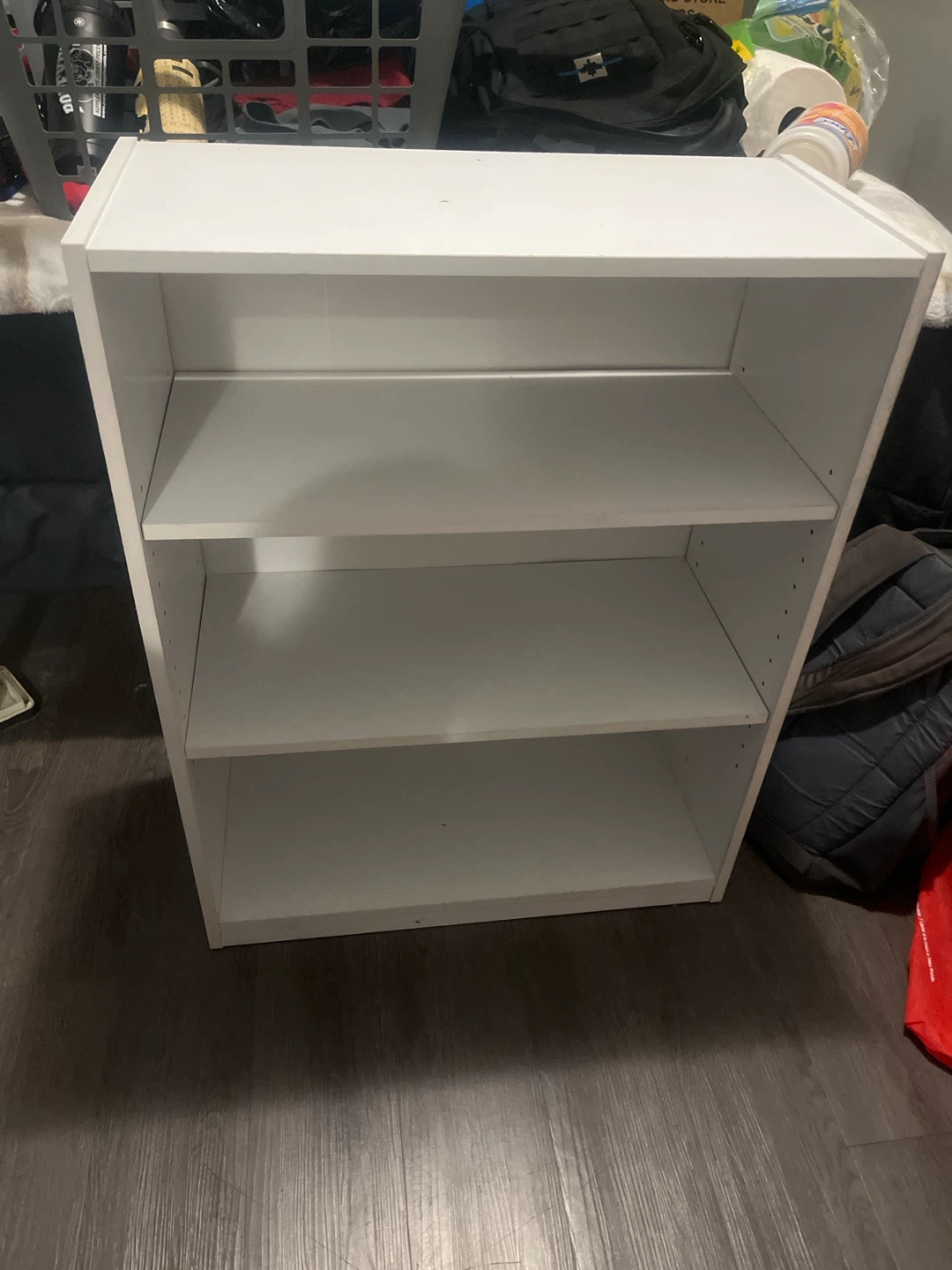 White 3-Shelf Bookcase