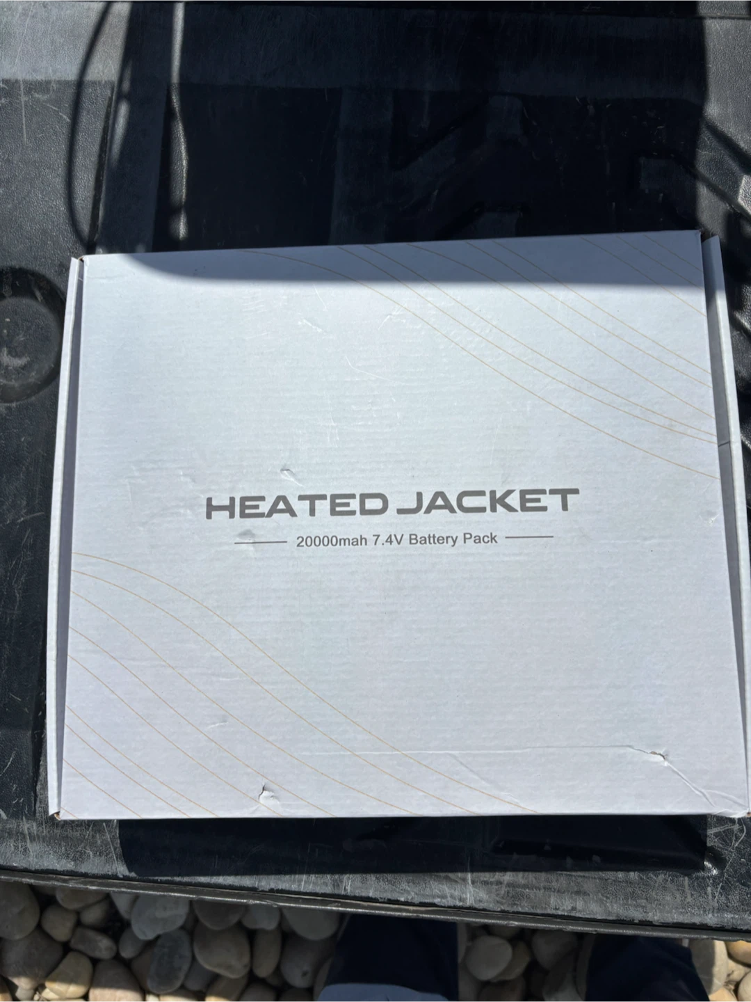 Large Mens Heated Jacket with 20000mAh Battery Pack
