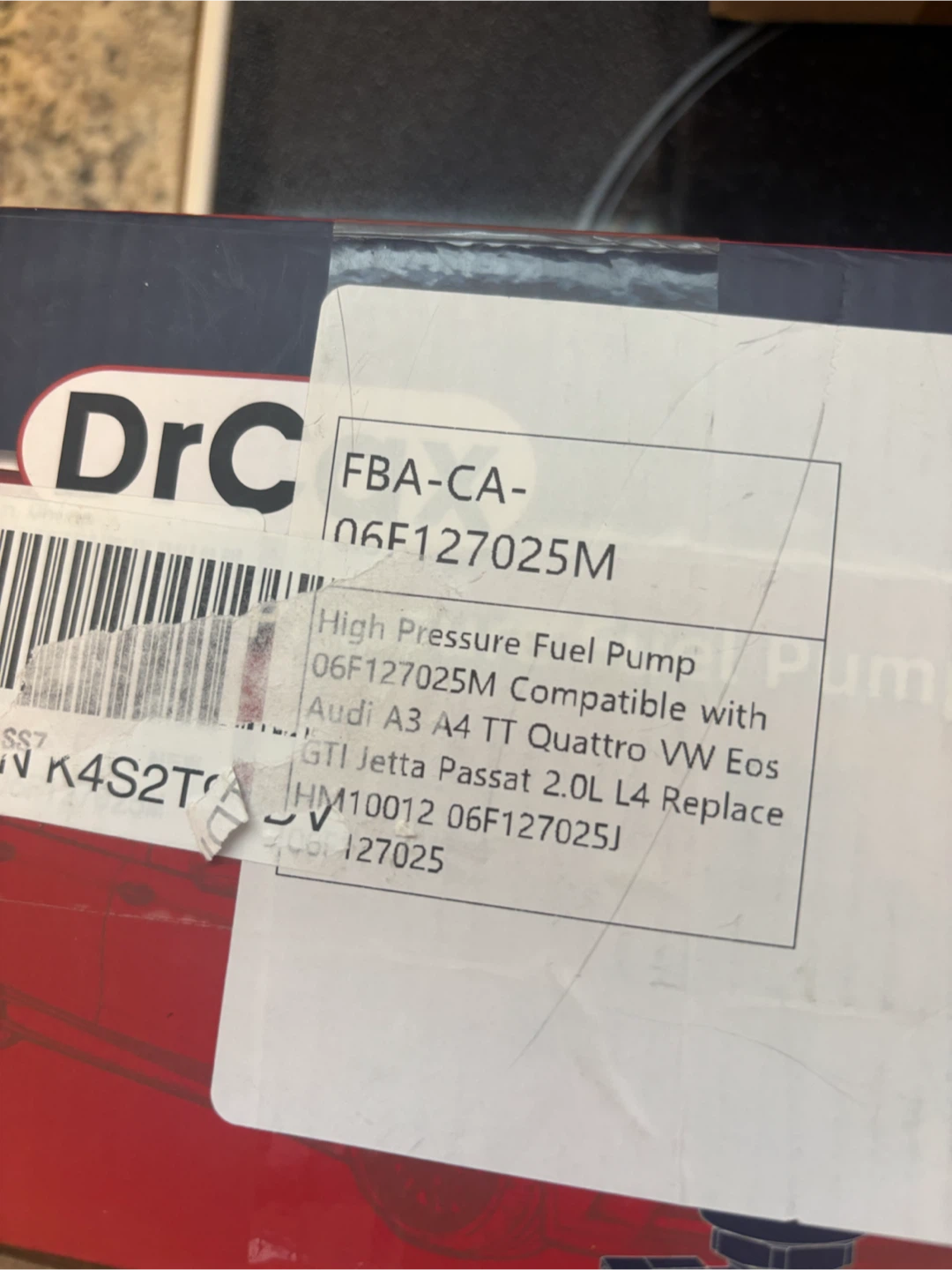 DrCax High Pressure Fuel Pump 06F127025M - photo 4