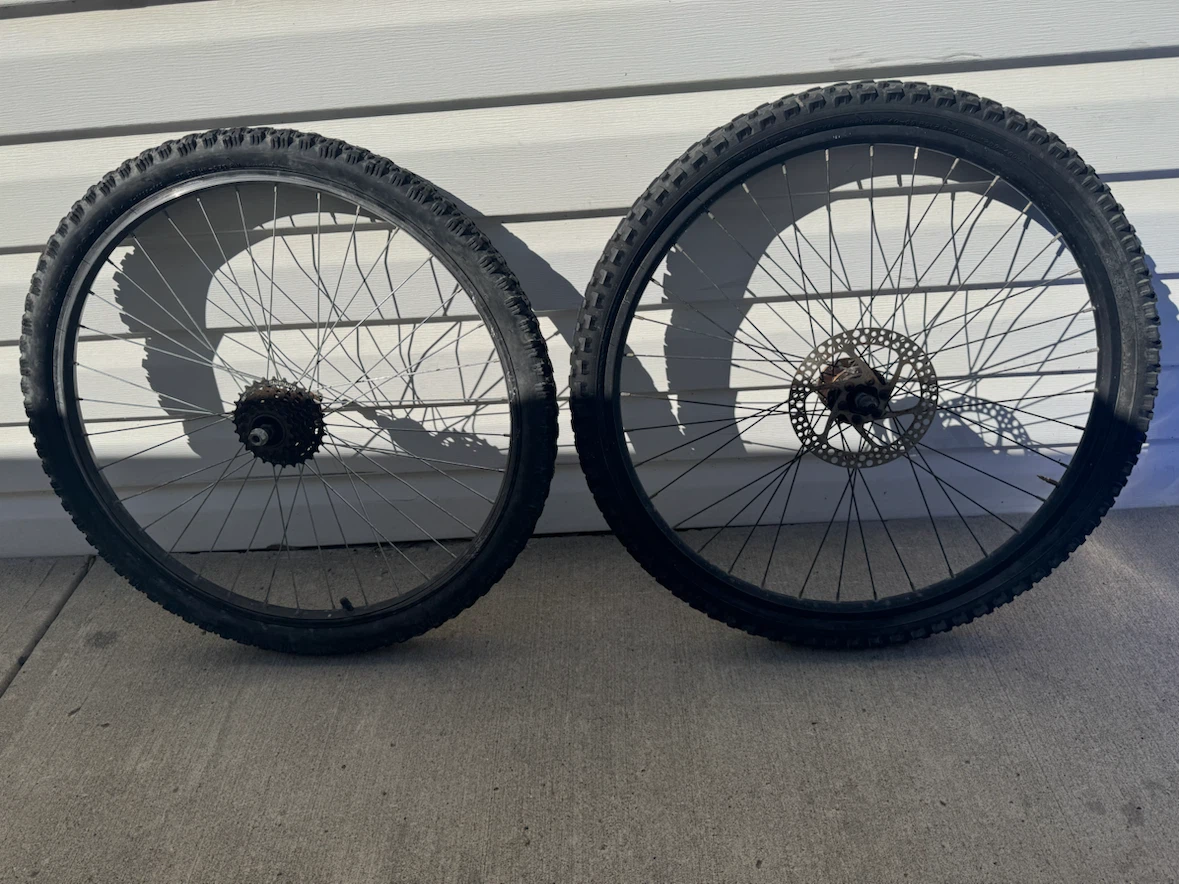 2 Sets of Disk Brake Wheels $30 / set