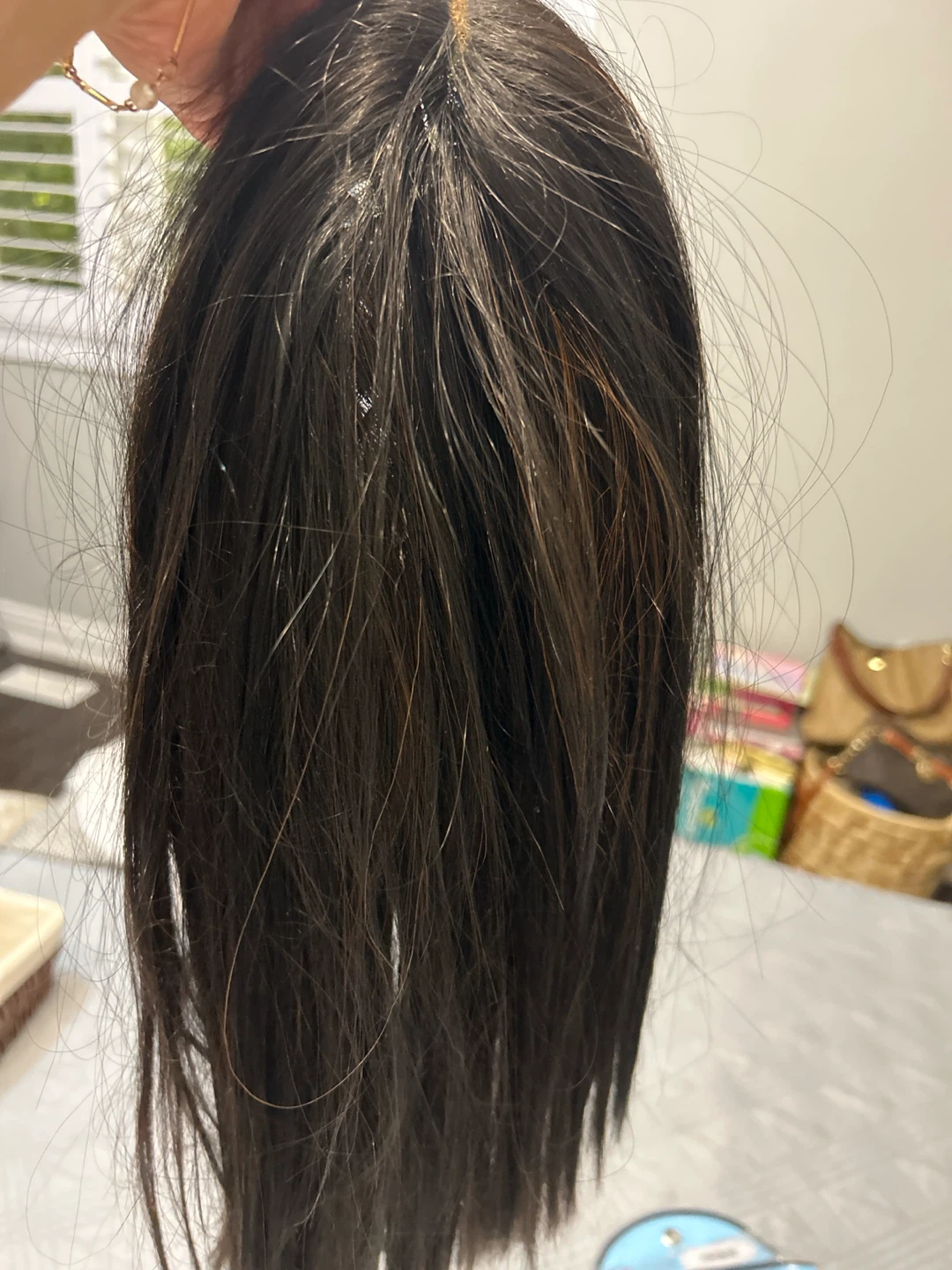 20” Dark brown and ombré wig - photo 3