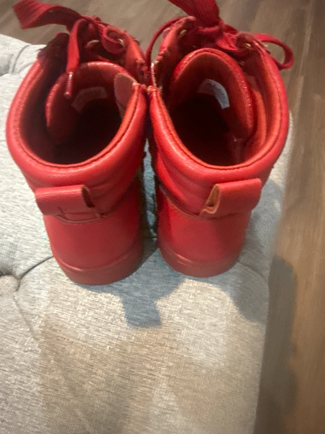 Red High Top Sneakers - photo 4