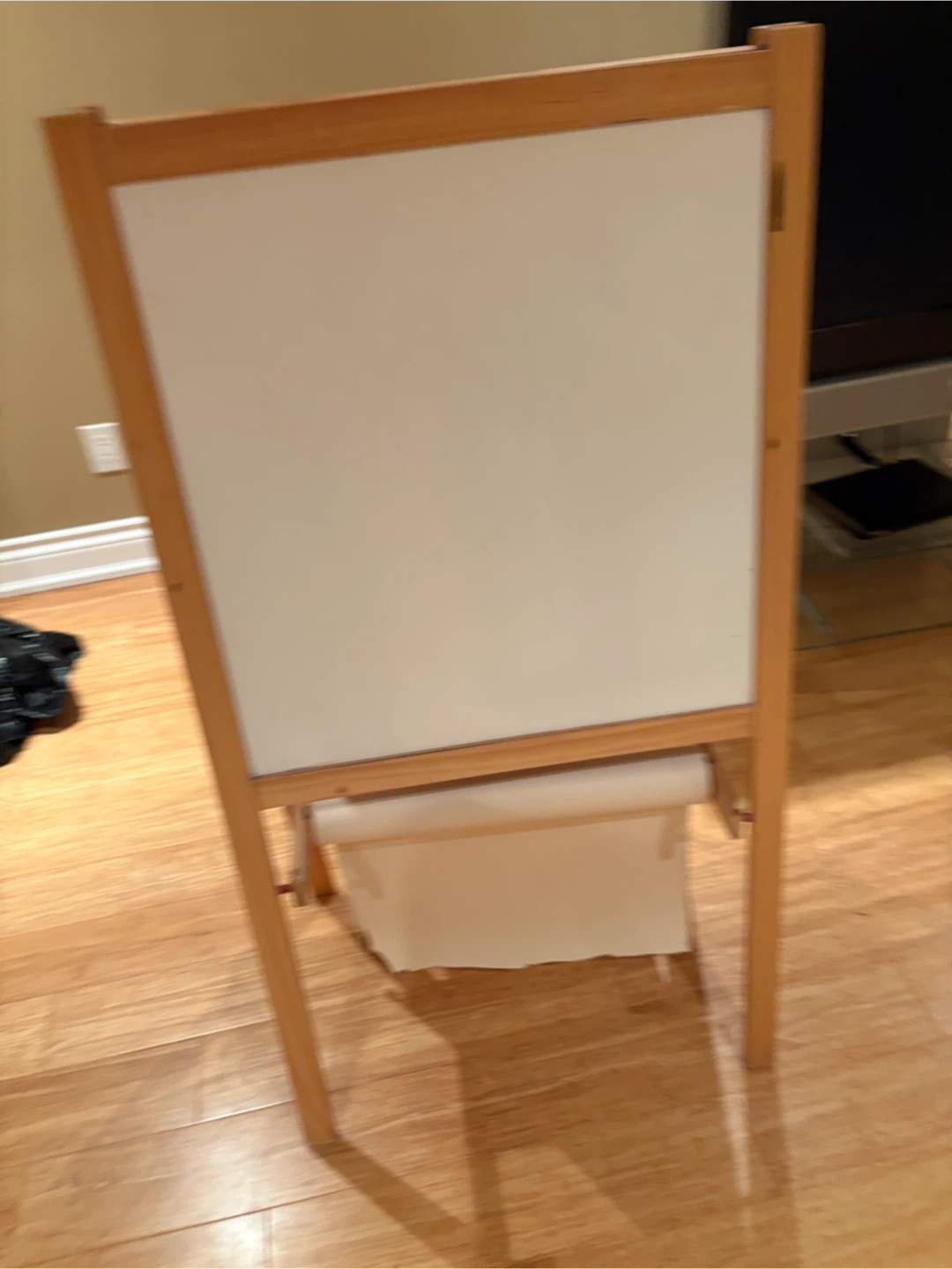 Wooden Easel with Chalkboard and Whiteboard - photo 3