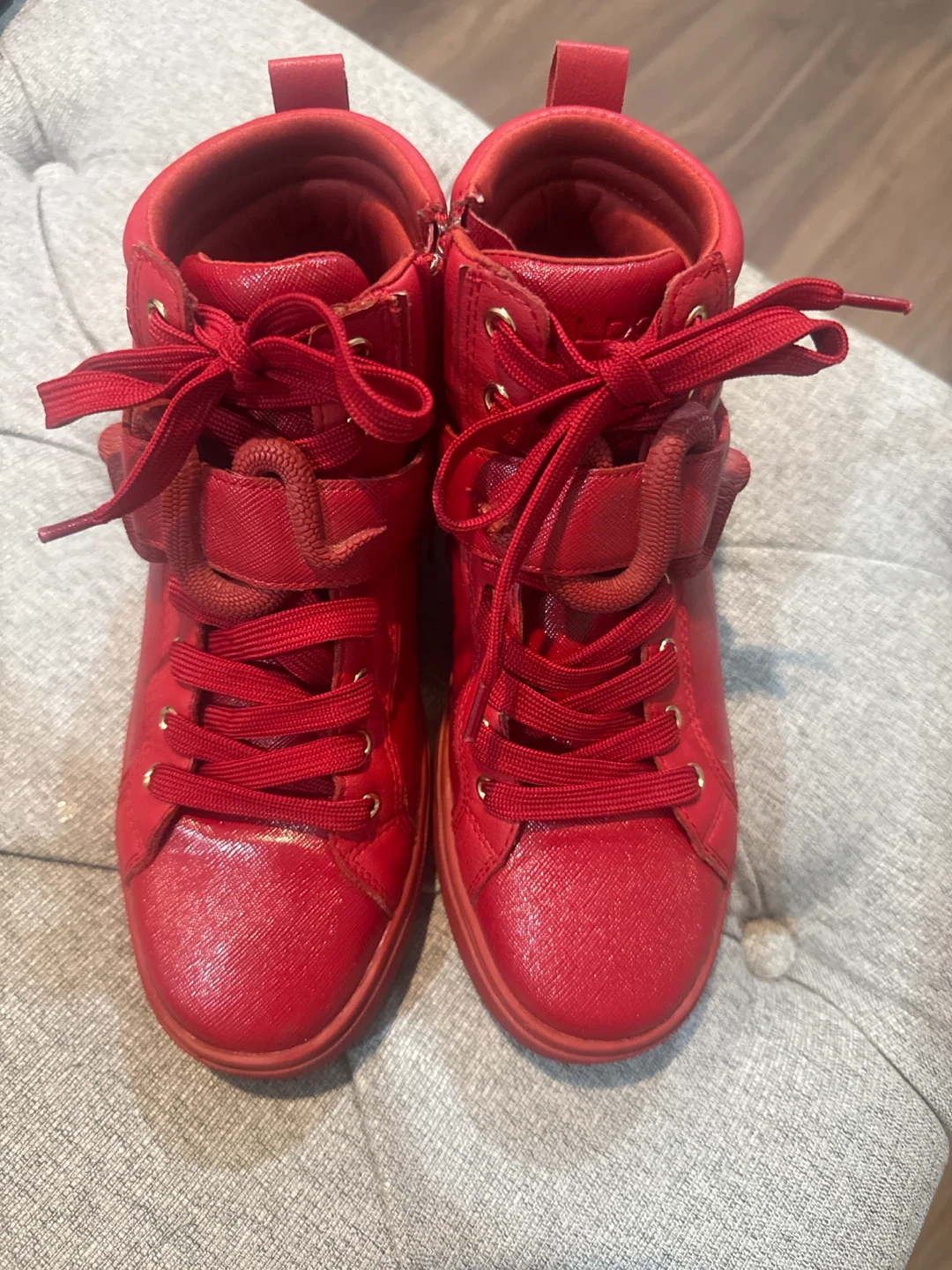 Red High Top Sneakers