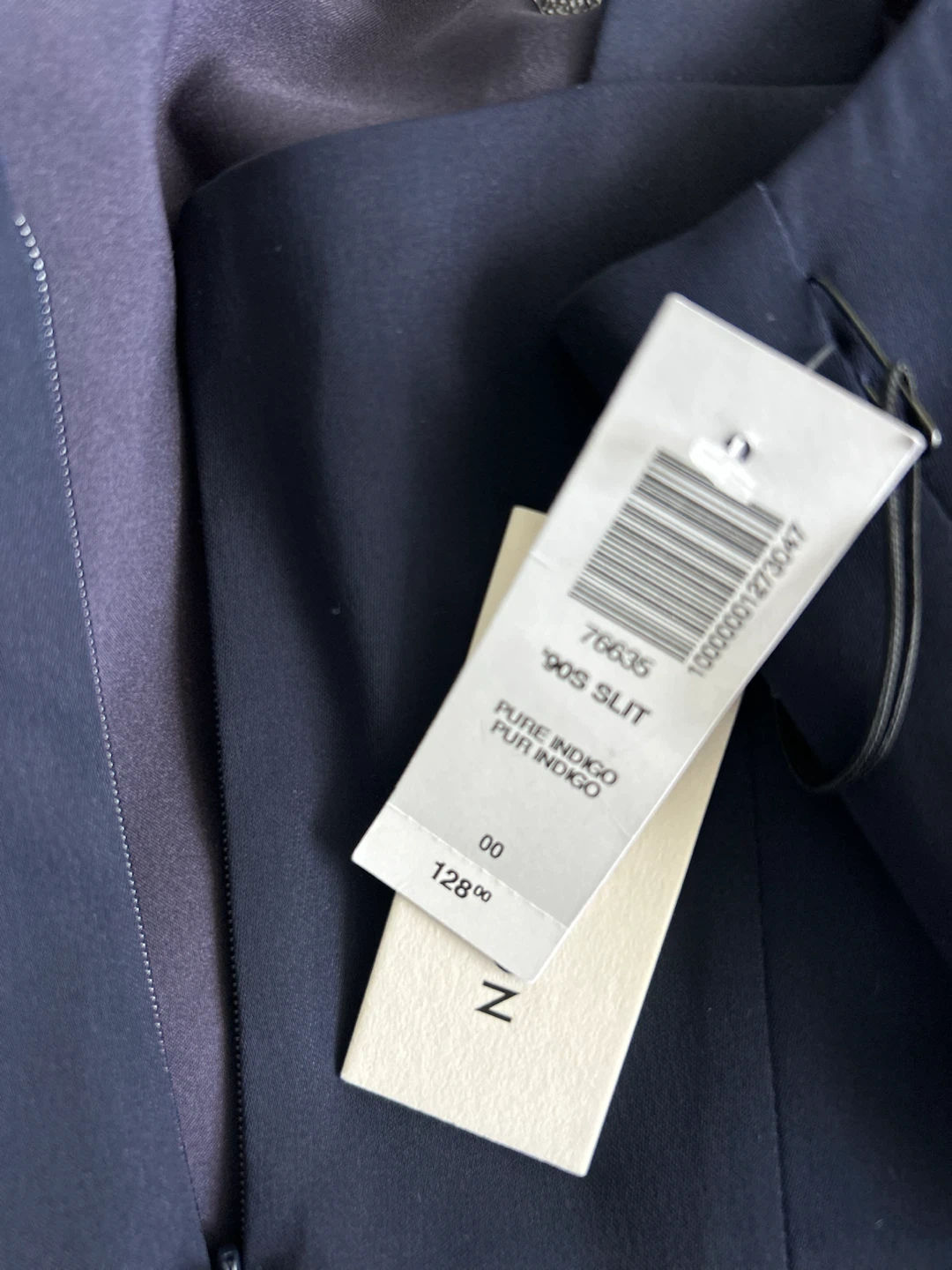 Babaton Navy Blue "90s Slit" Dress - photo 4