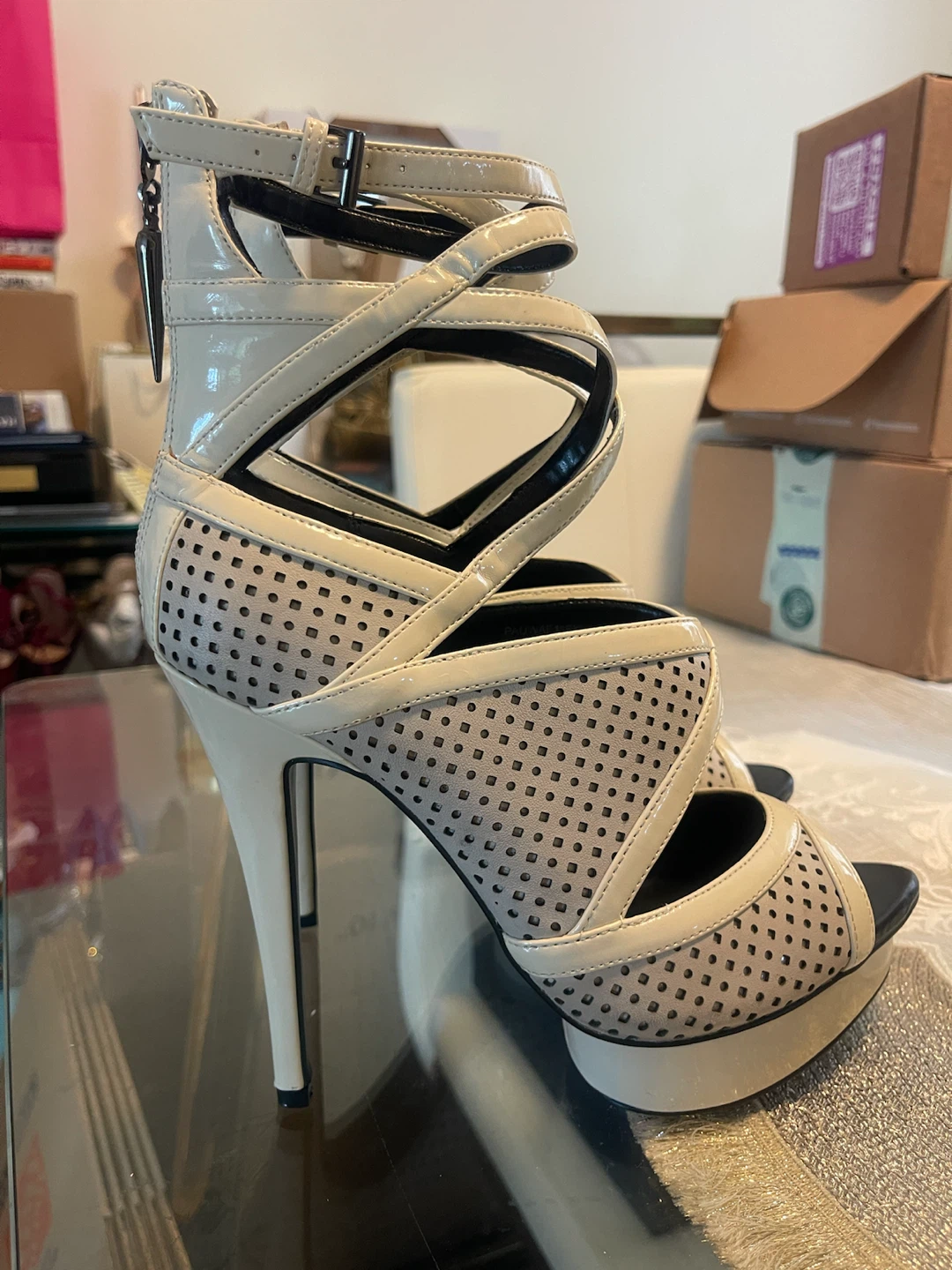 Open Toe High Heel Sandals - photo 2