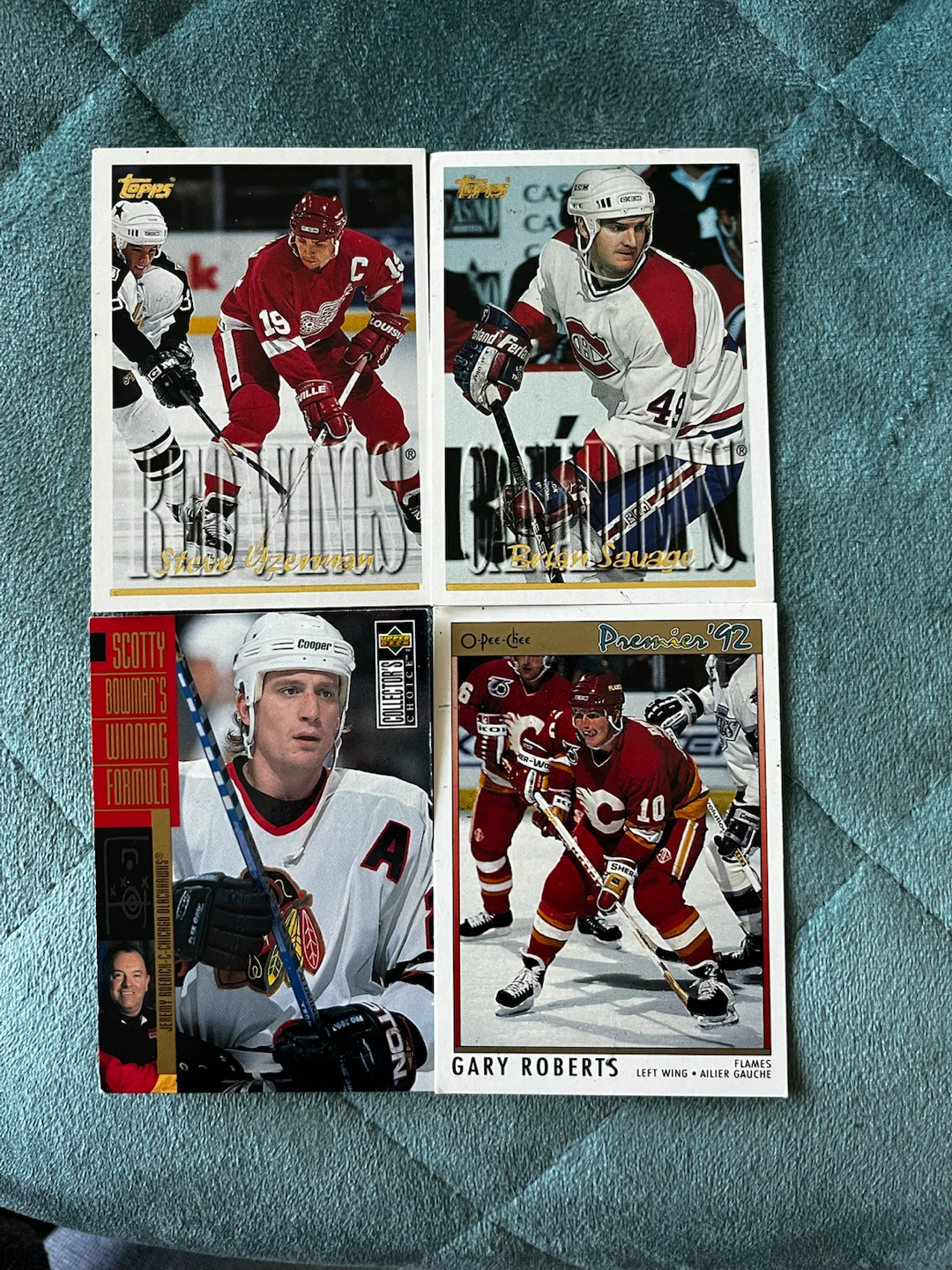 NHL Hockey Cards: Steve Yzerman, Brian Savage, Gary Roberts - photo 5
