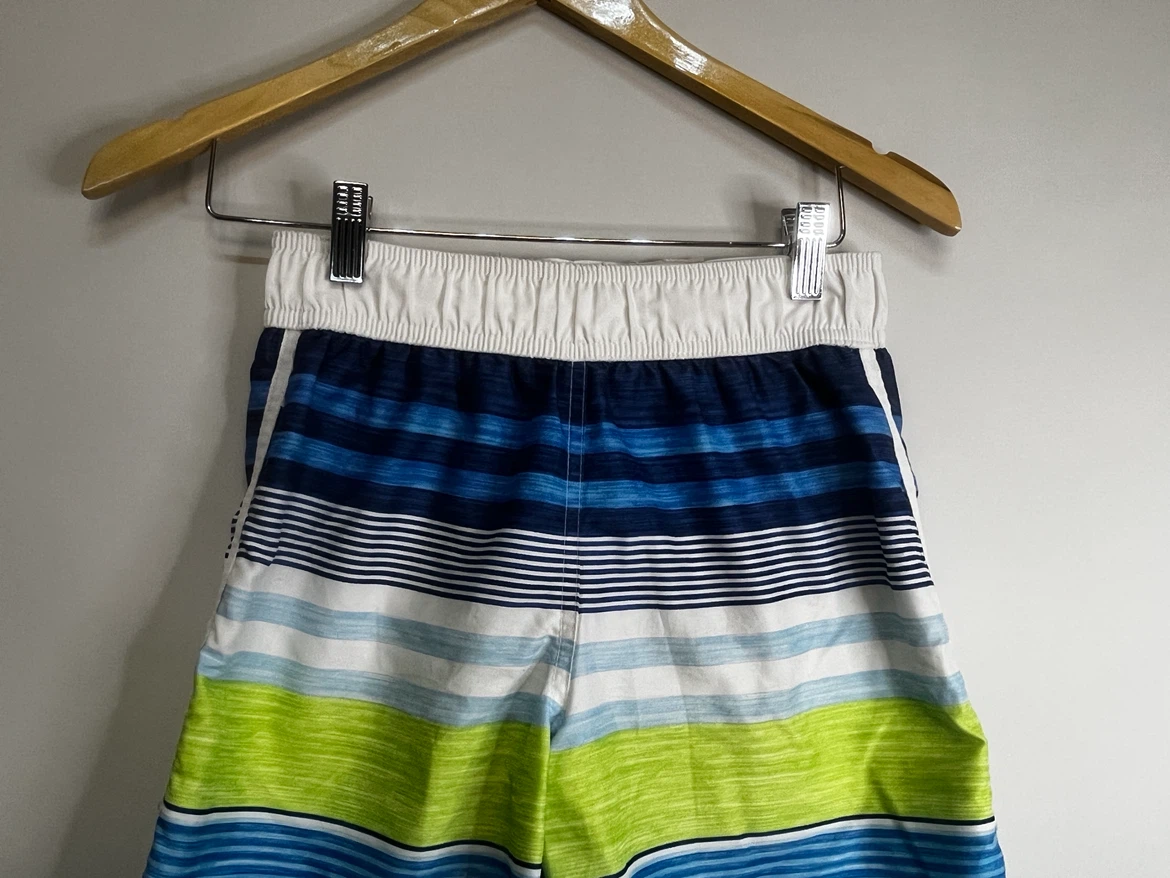 Striped Swim Trunks - Size 7-8 - photo 4