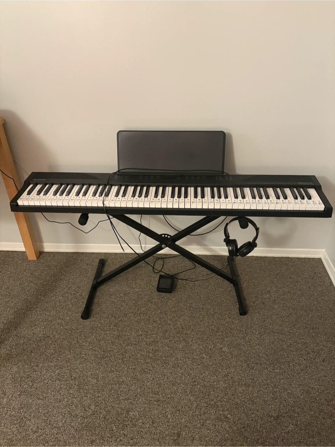 Alesis Recital Play 88-Key Digital Keyboard with Stand