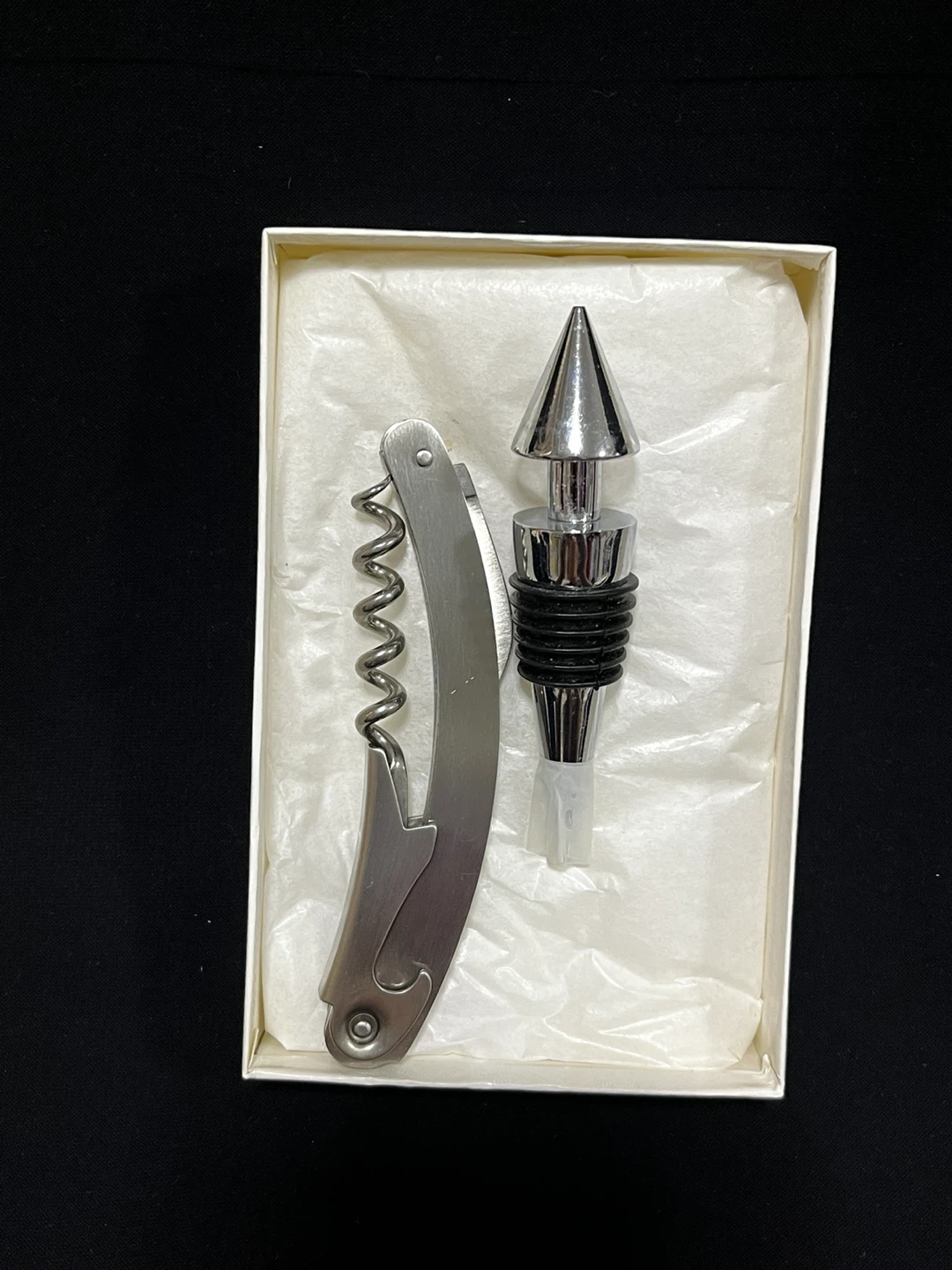 Corkscrew and Wine Stopper Set
