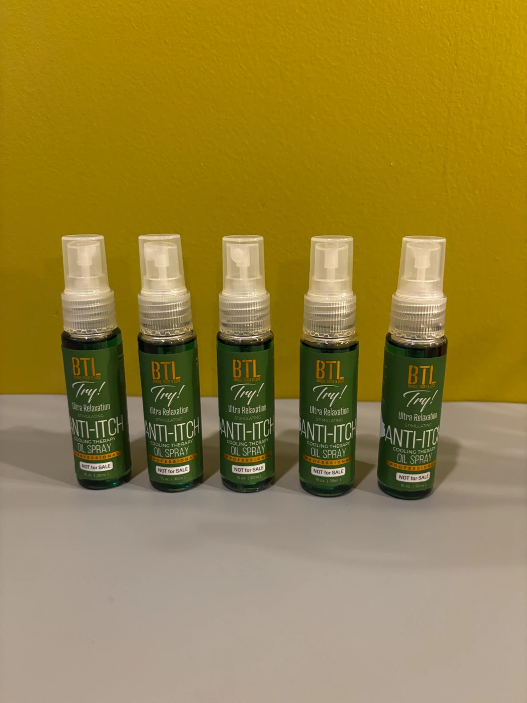 BTL Try! Anti-Itch Oil Spray 5-Pack