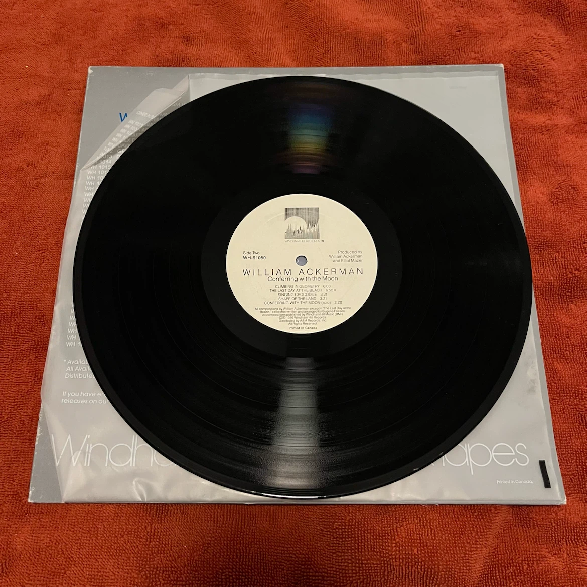 William Ackerman Conferring with the Moon Vinyl Record - photo 2
