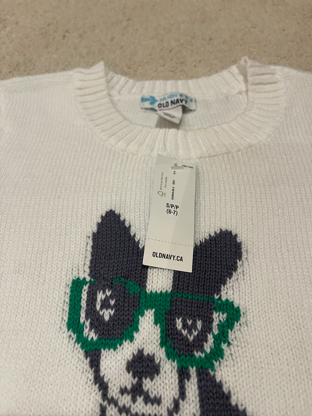 Old Navy Dog Sweater S/P (6-7) - photo 2