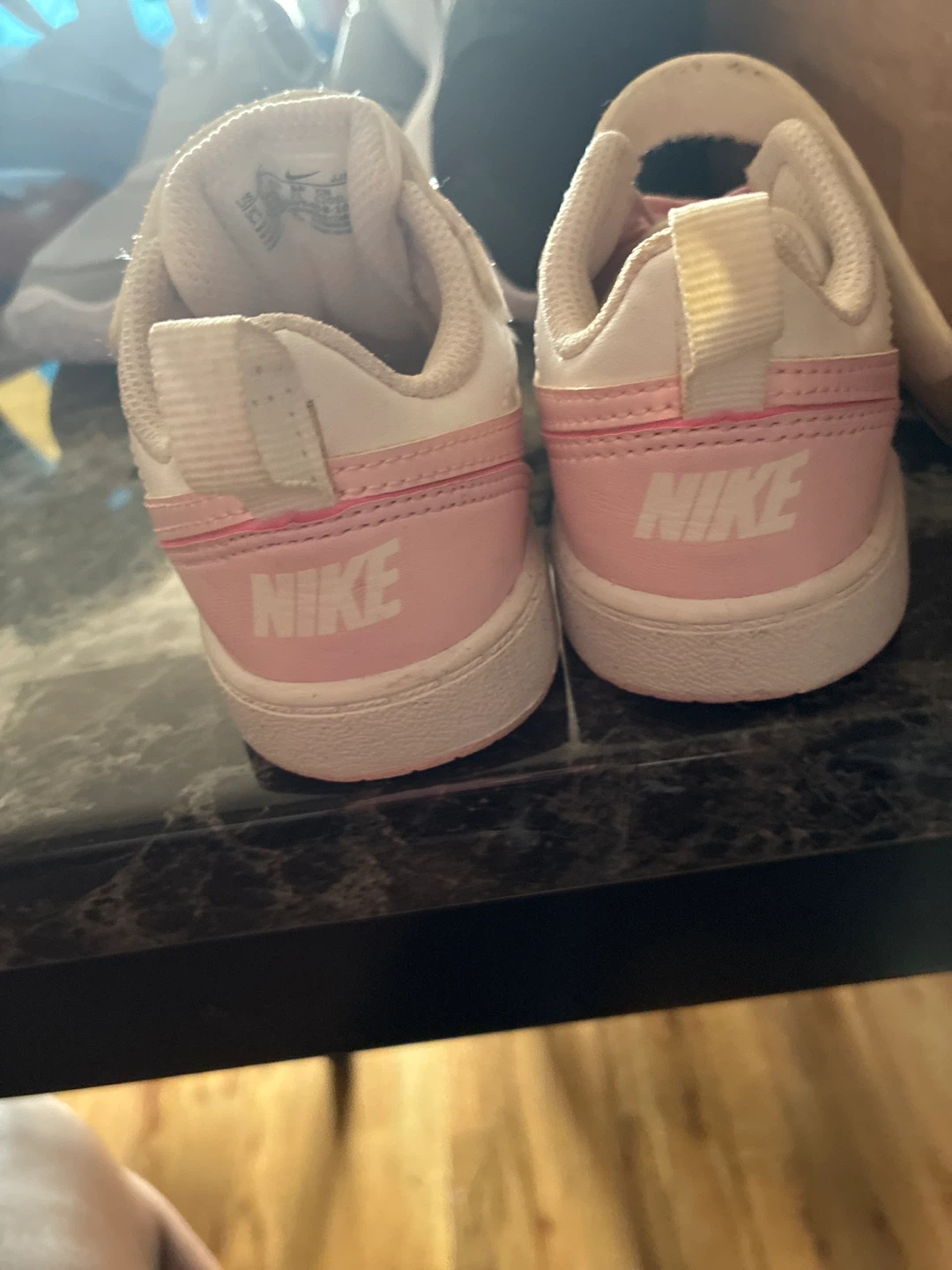 Nike Toddler Shoes White/Pink size 6c - photo 2