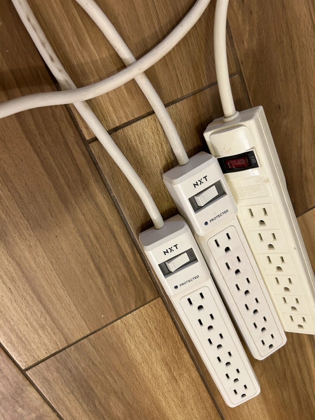 NXT Surge Protector Power Bar set of 3