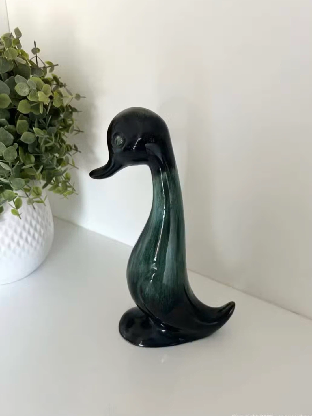 Vintage Ceramic Duck Figurine - 11” - photo 2