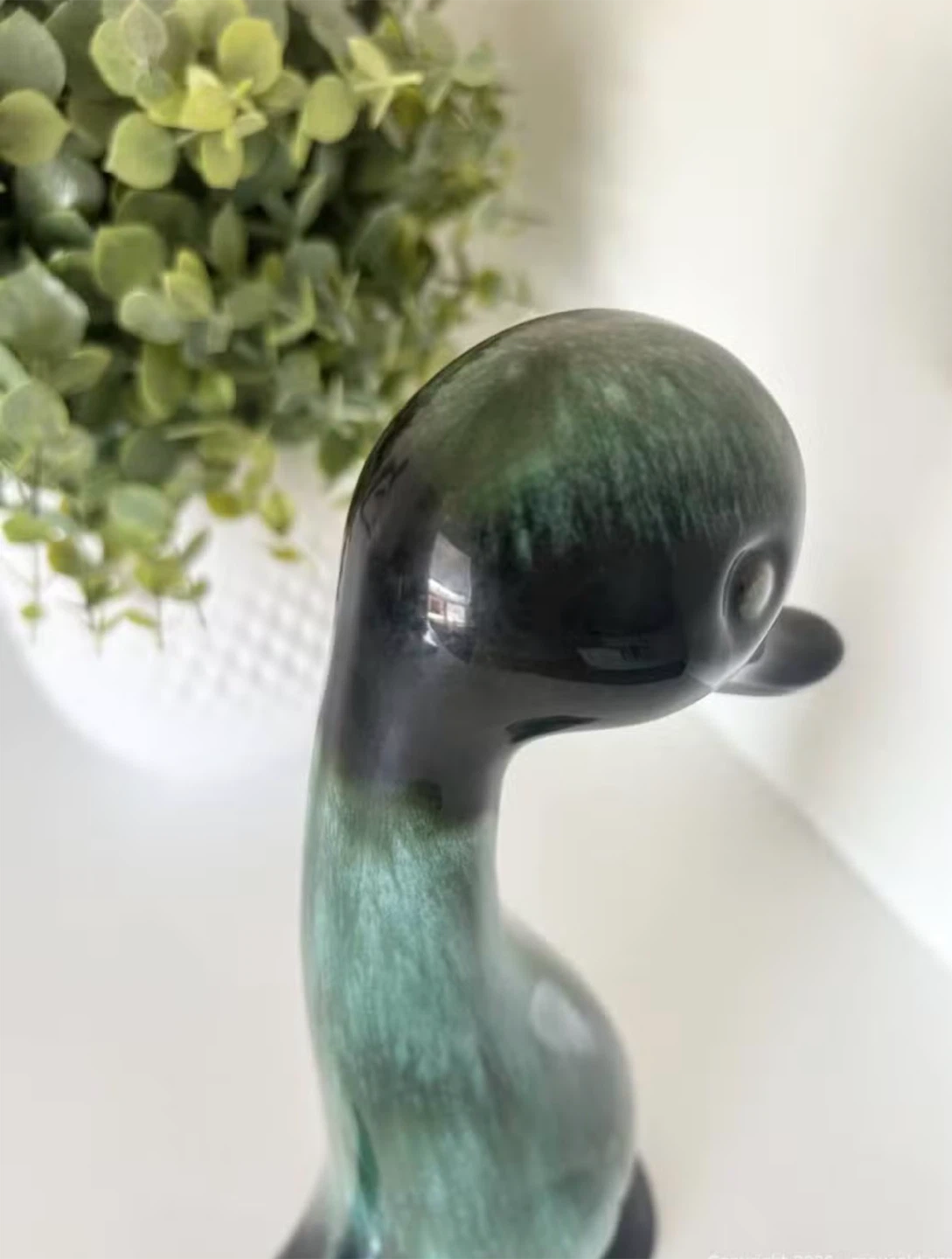 Vintage Ceramic Duck Figurine - 11” - photo 3