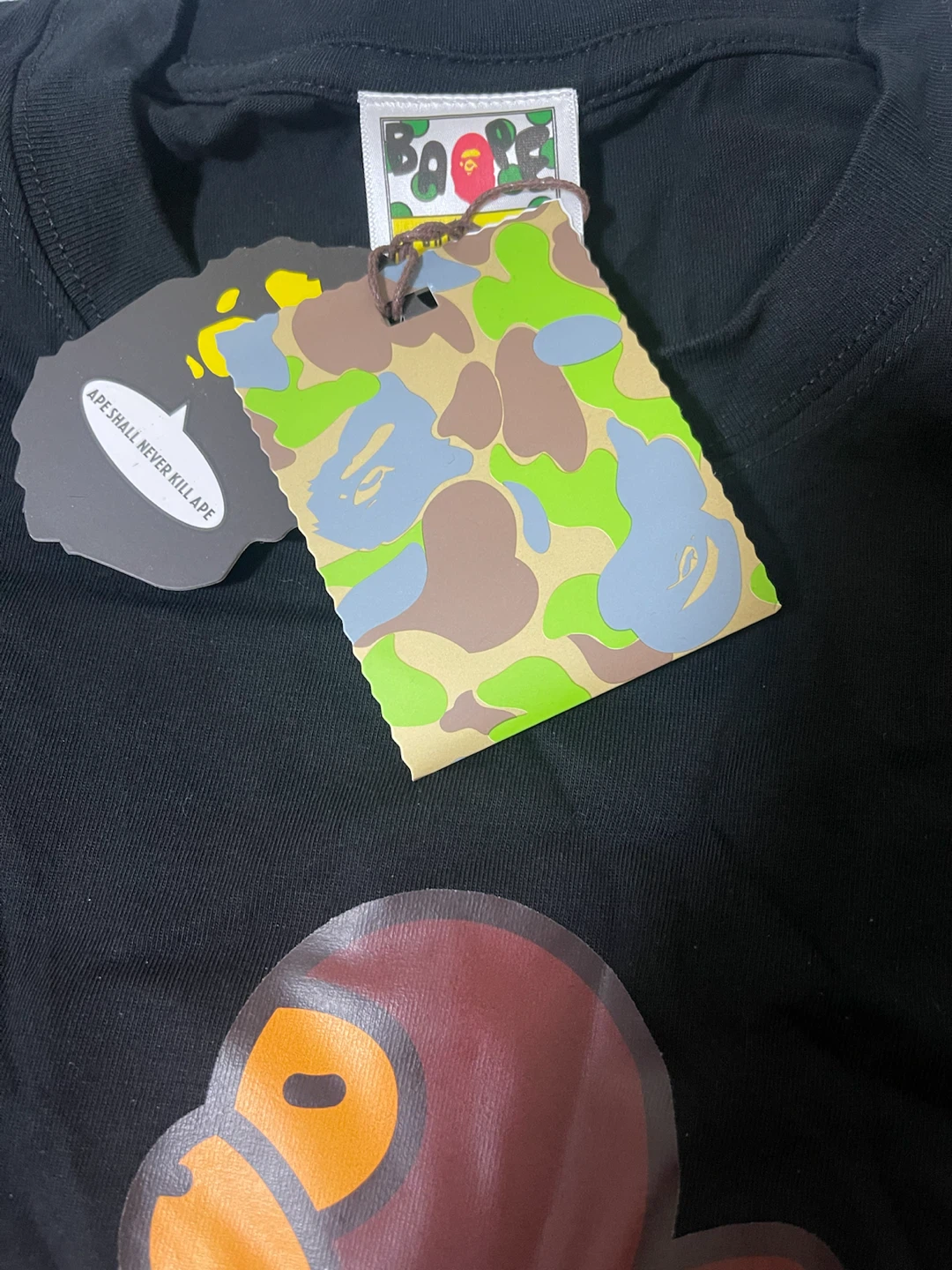 A Bathing Ape (BAPE) Camo Ape Head T-Shirt - photo 3