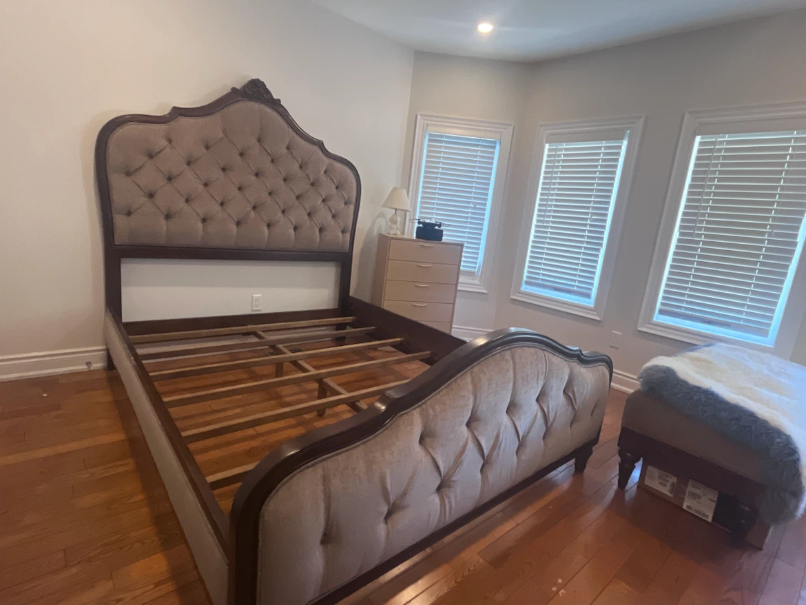 Tufted Upholstered Bed Frame - photo 3