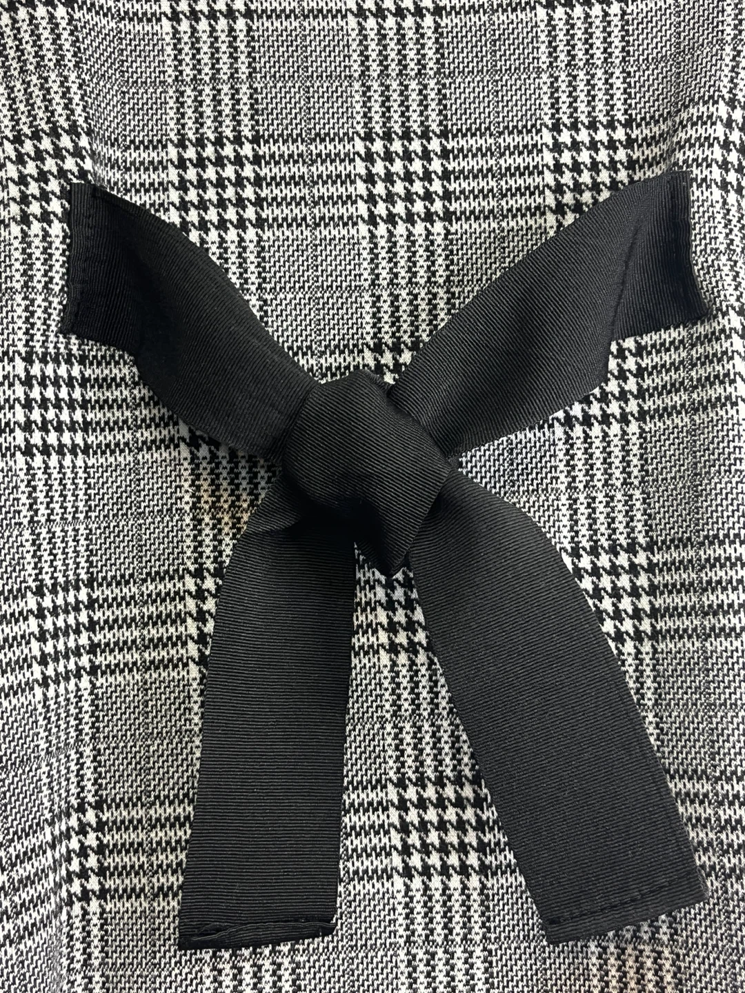 Zara Girls Plaid Dress with Bow - Size 6 - photo 4