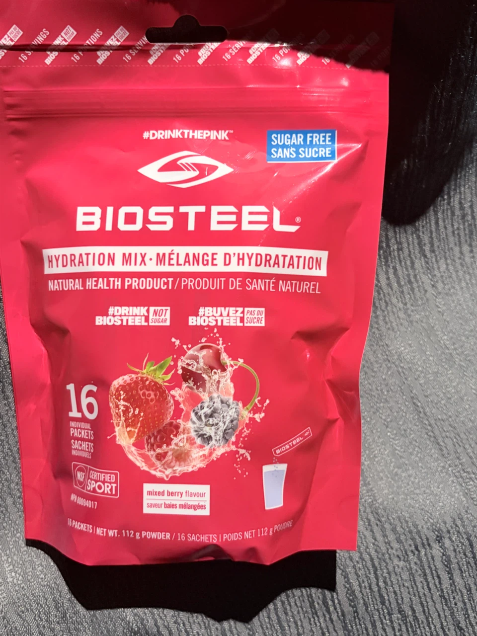 Biosteel Hydration Mix -  Berry Flavour - 16 Individual Packets