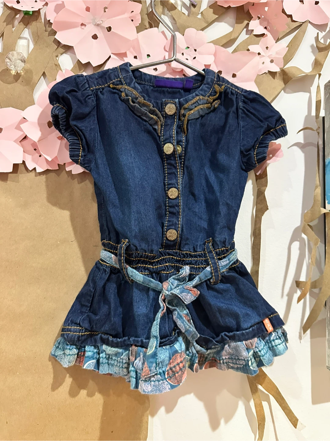 Denim Dresses - Size 3-6m