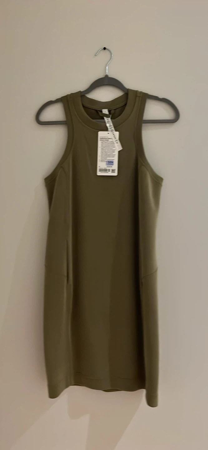 Lululemon Softstreme Back In Action Dress - Bronze Green - photo 2