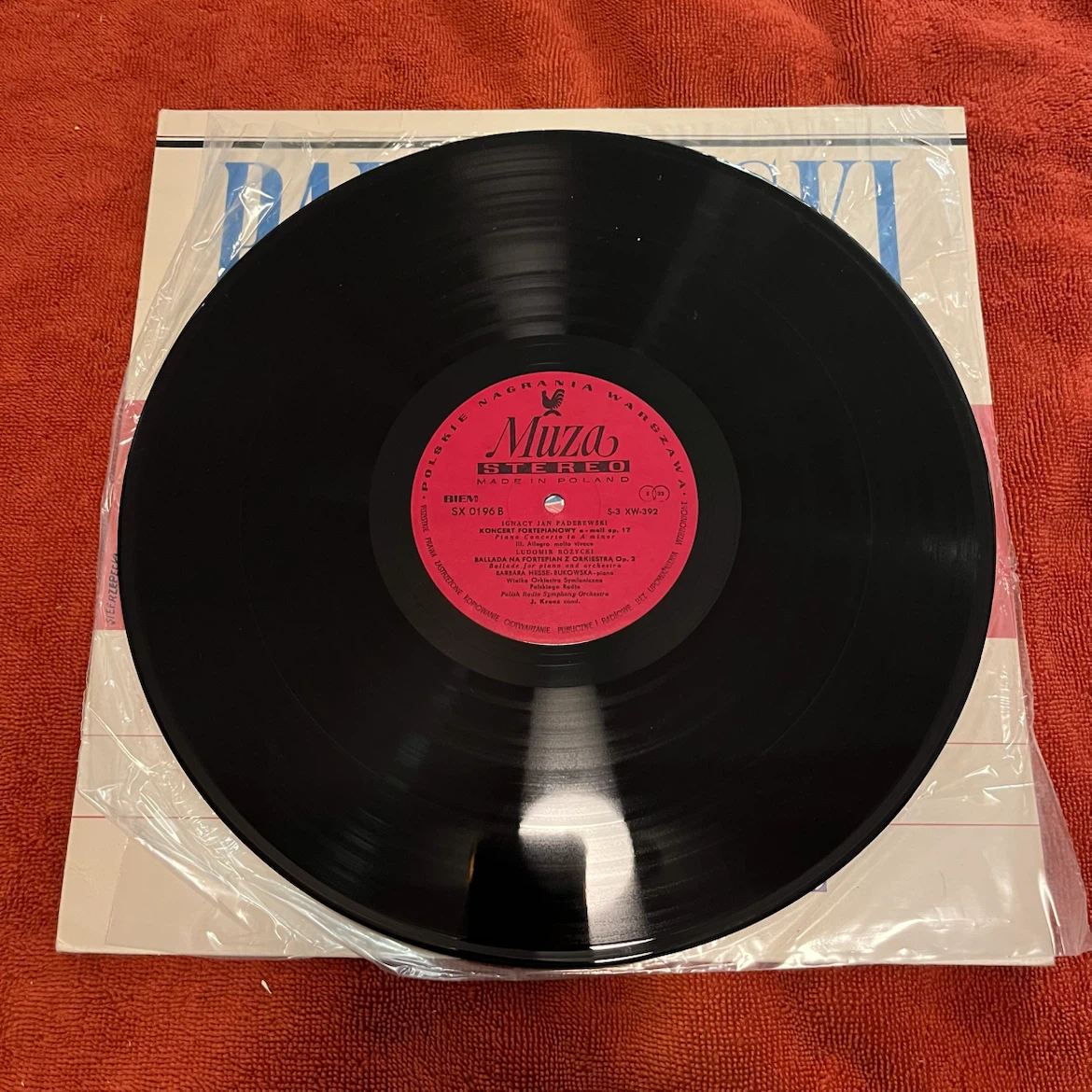 Paderewski's Piano Concerto in A Minor and Różycki's Vinyl - photo 2