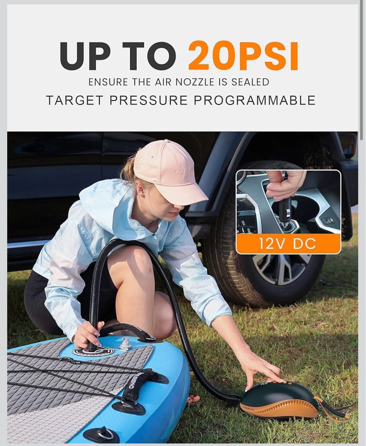 OutdoorMaster Paddle Board SUP Electric Air Pump - photo 4