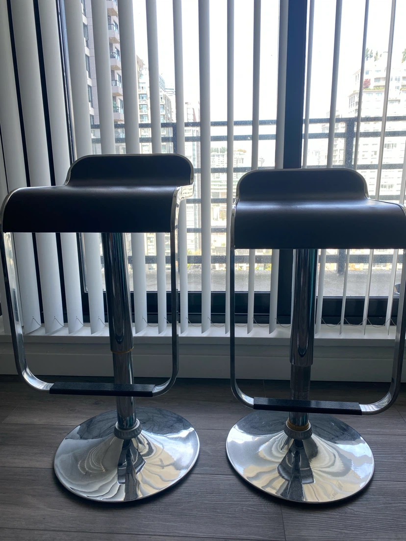 Set of 2 Adjustable Bar Stools - photo 2