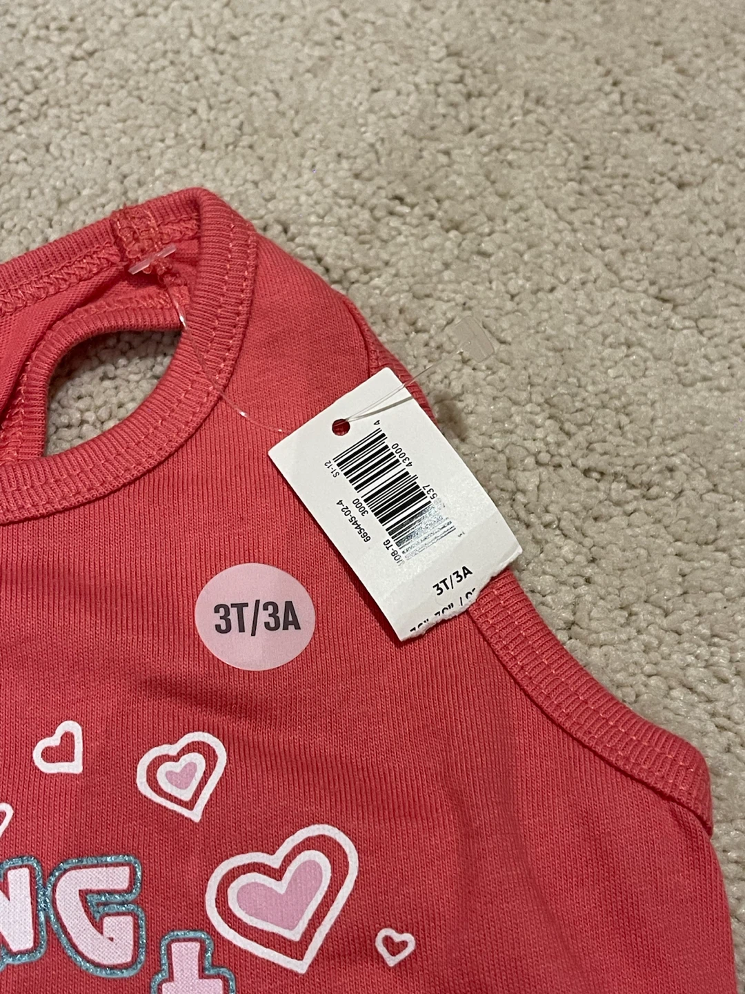 Carter's Toddler Girls Coral Tank Top - photo 2