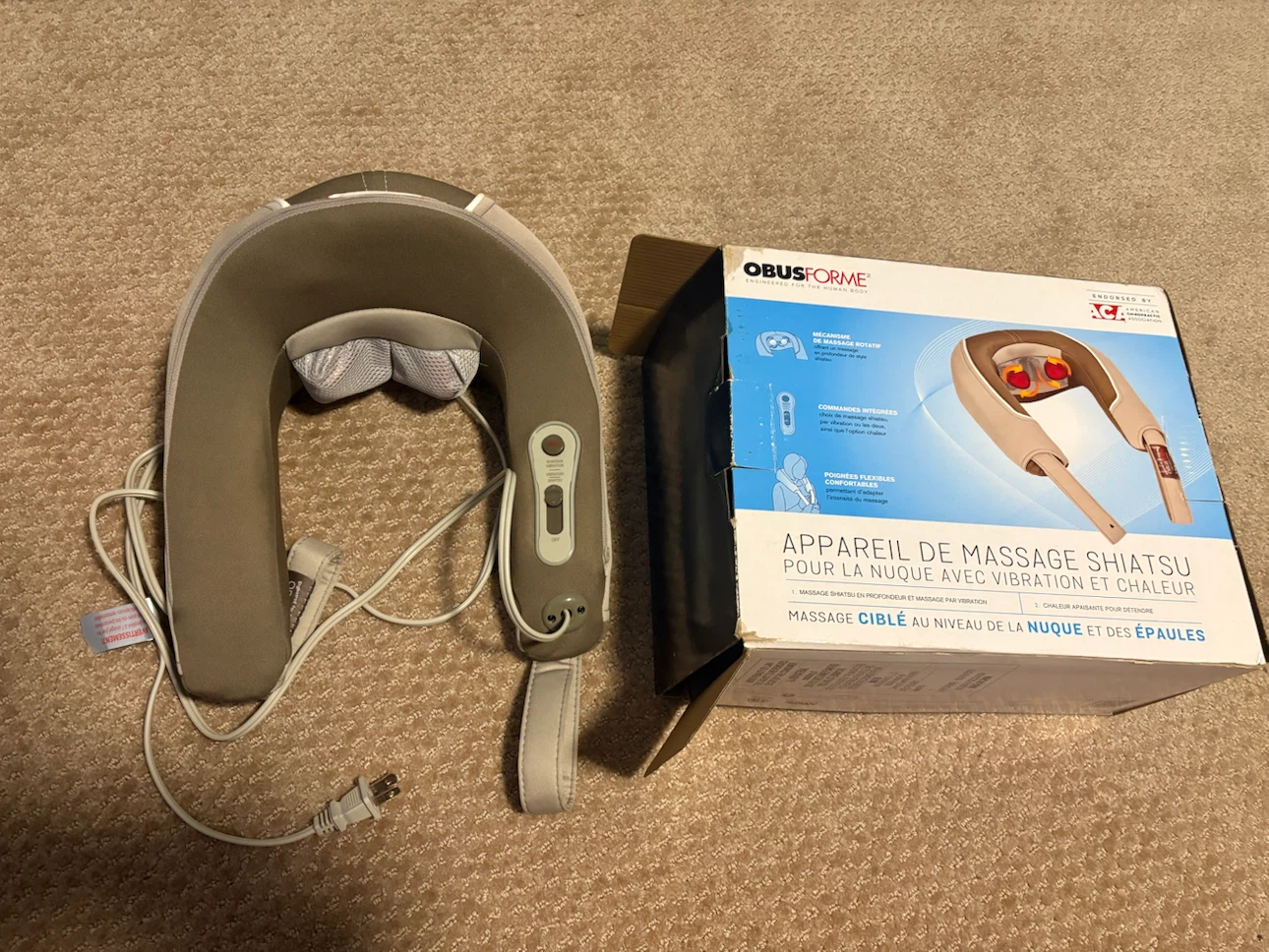 Obus Forme Shiatsu Neck and Shoulder Massager
