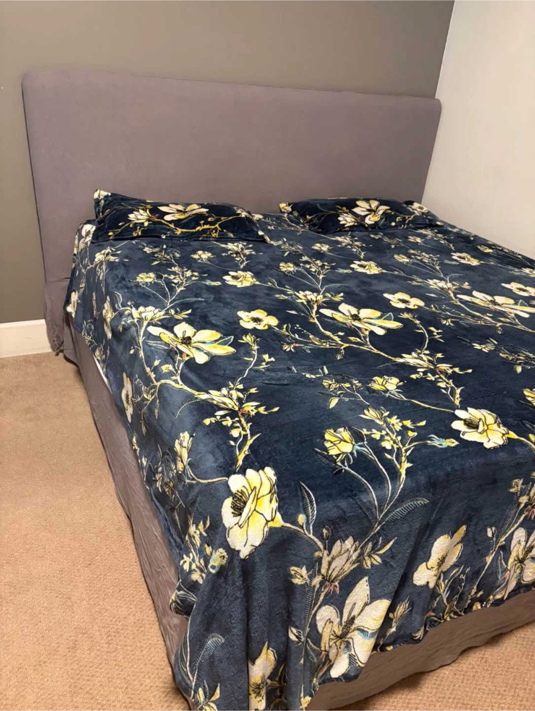 King Bed Frame with Mattress