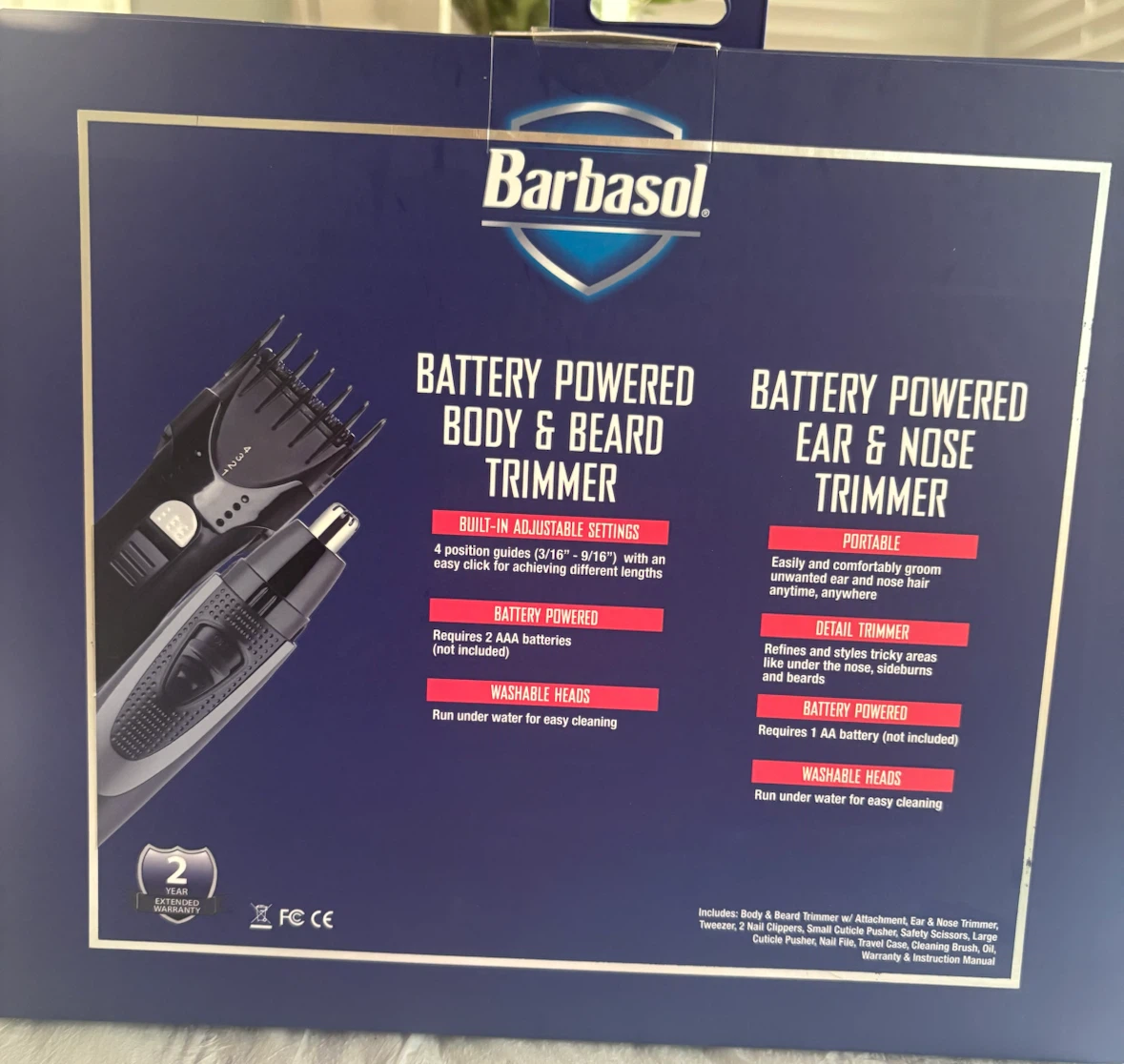 Brand new Barbasol Essential Grooming Set - 10 Piece - photo 2