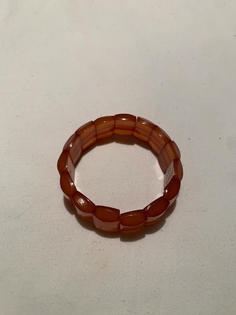Amber-Coloured Stretch Bracelet - photo 2