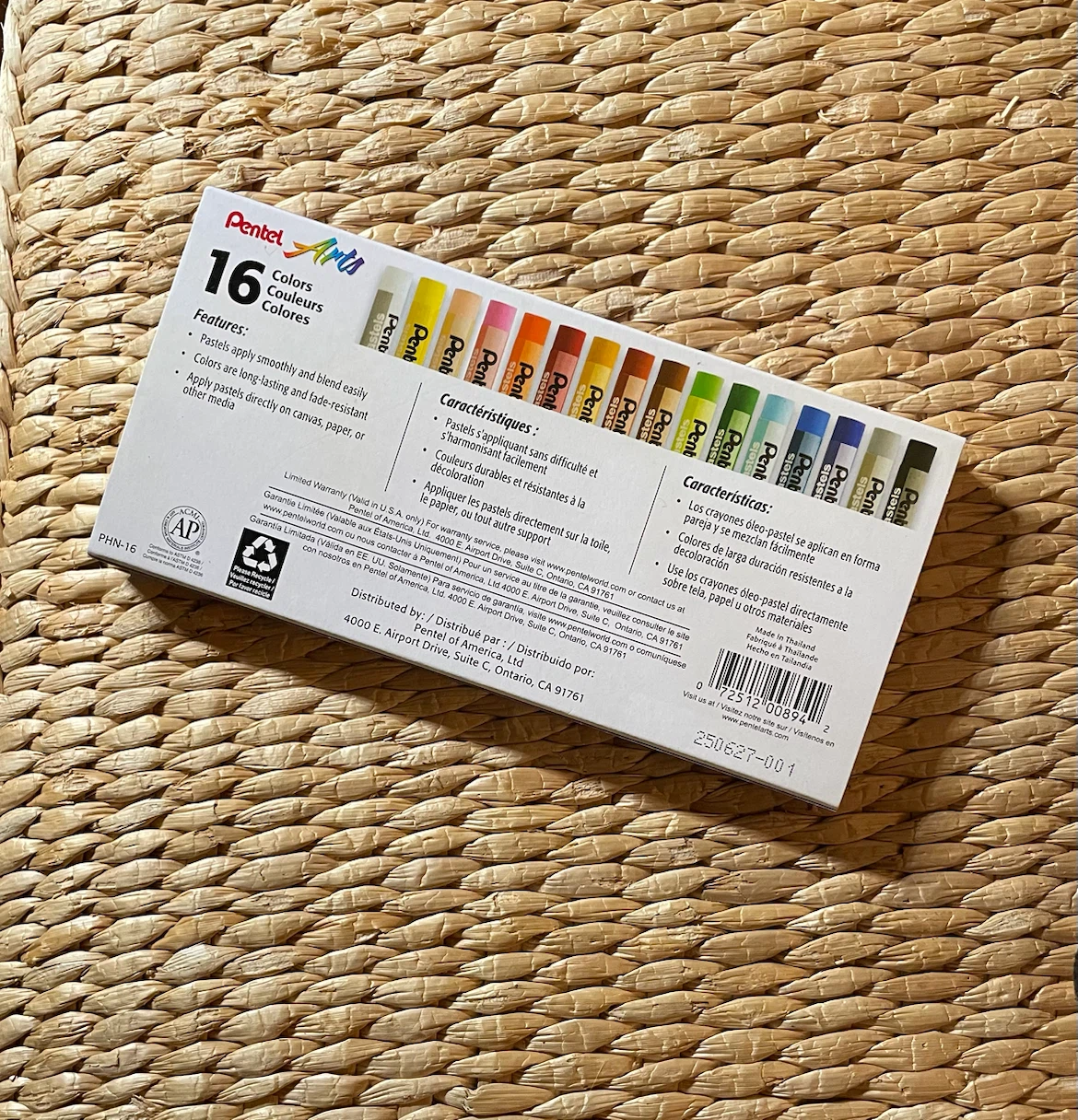 Pentel Arts 16 Colours Oil Pastels - photo 3