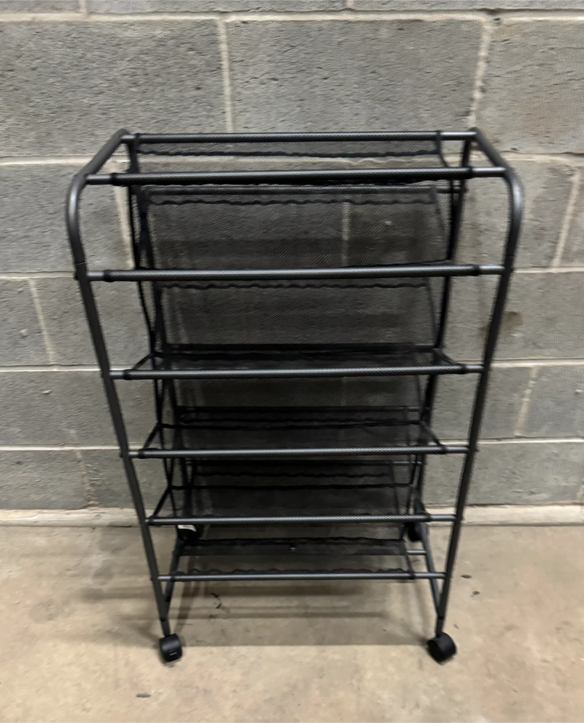5-Tier Black Metal Mesh Shoe Rack Organizer 30-Pair 25$ cash - photo 2